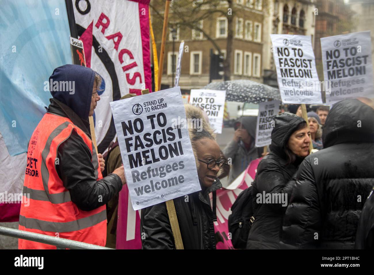 meloni protest london hires stock photography and images Alamy