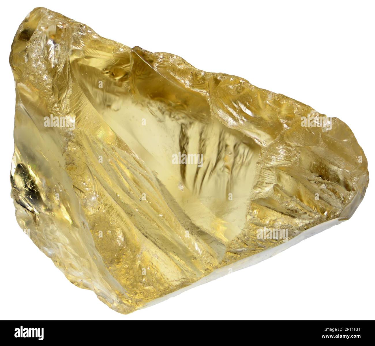 Citrine - yellow quartz Stock Photo