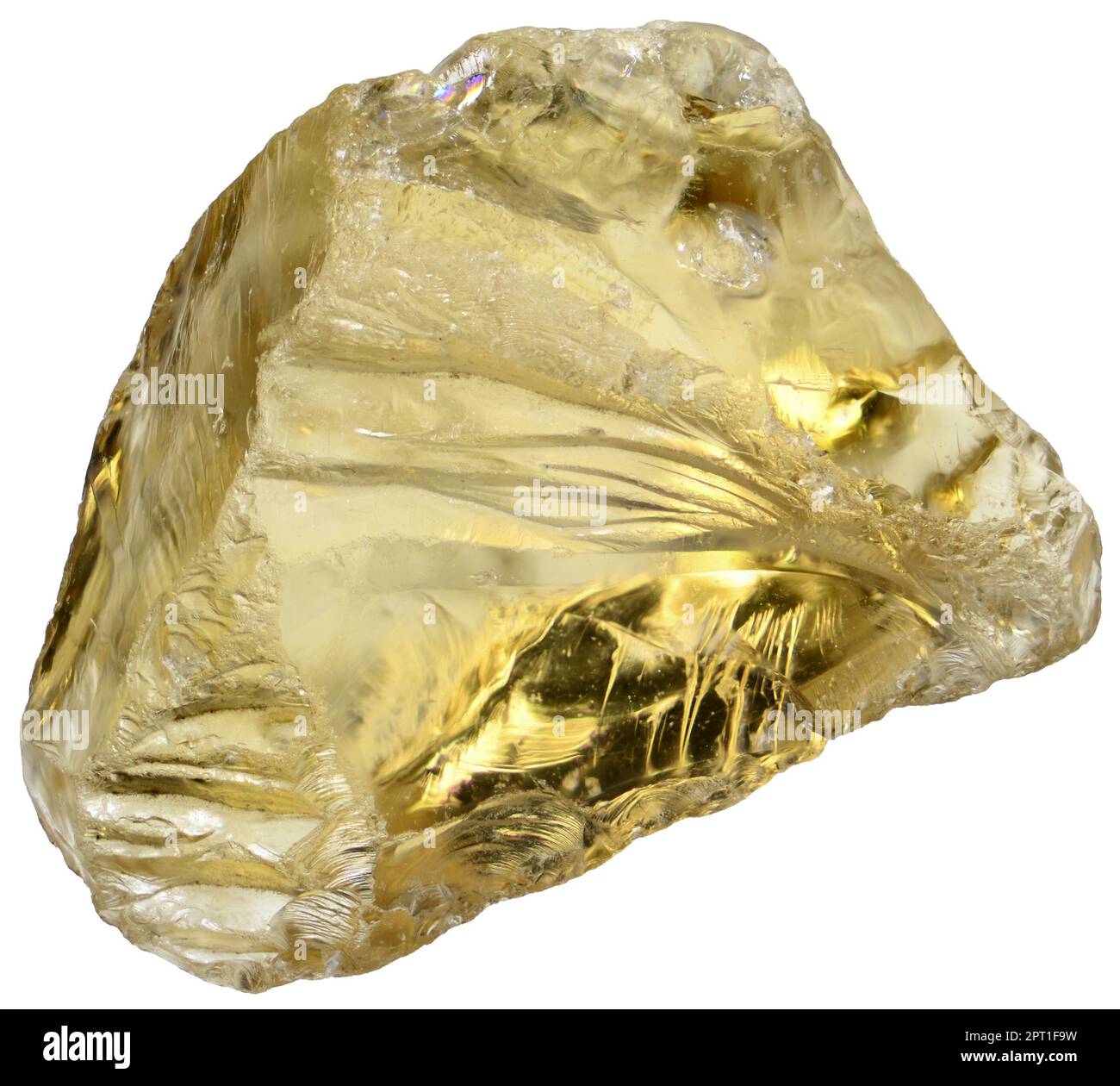 Citrine - yellow quartz Stock Photo