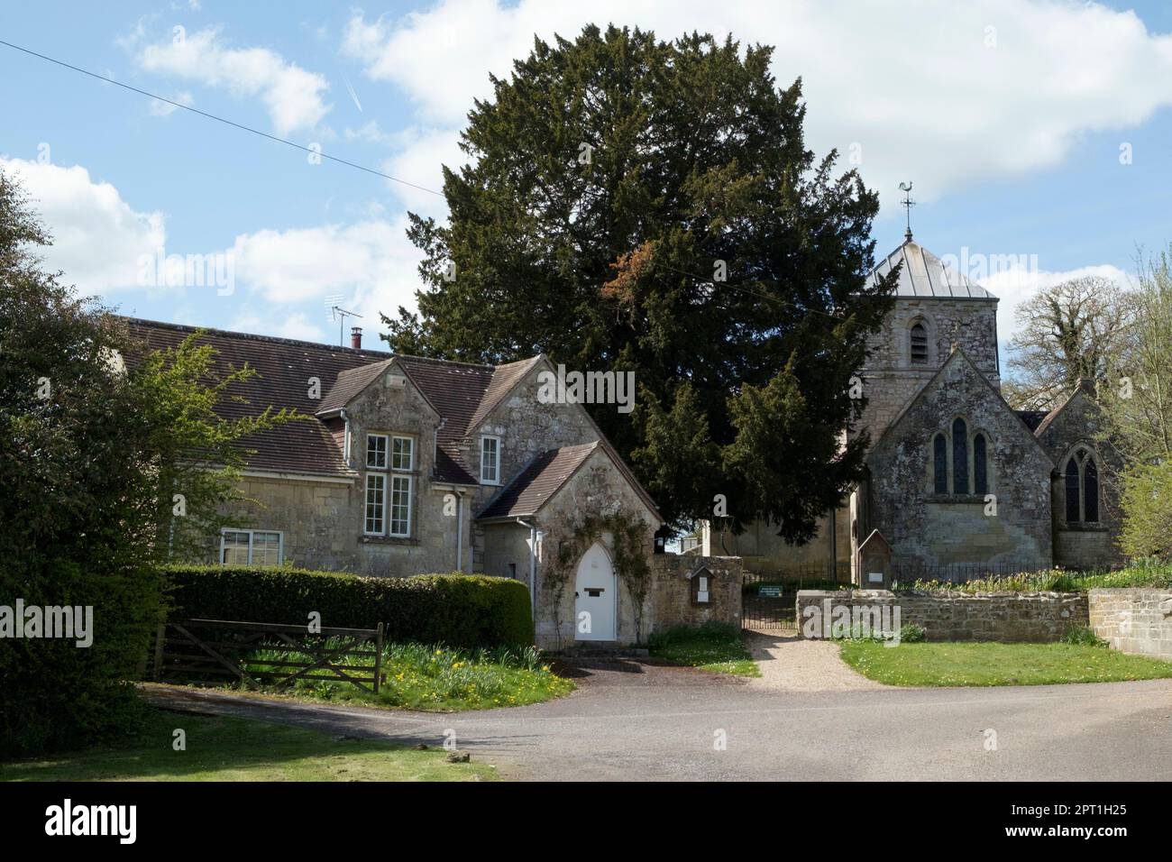 The church of All Saints at Fonthill in Wiltshire UK Stock Photo