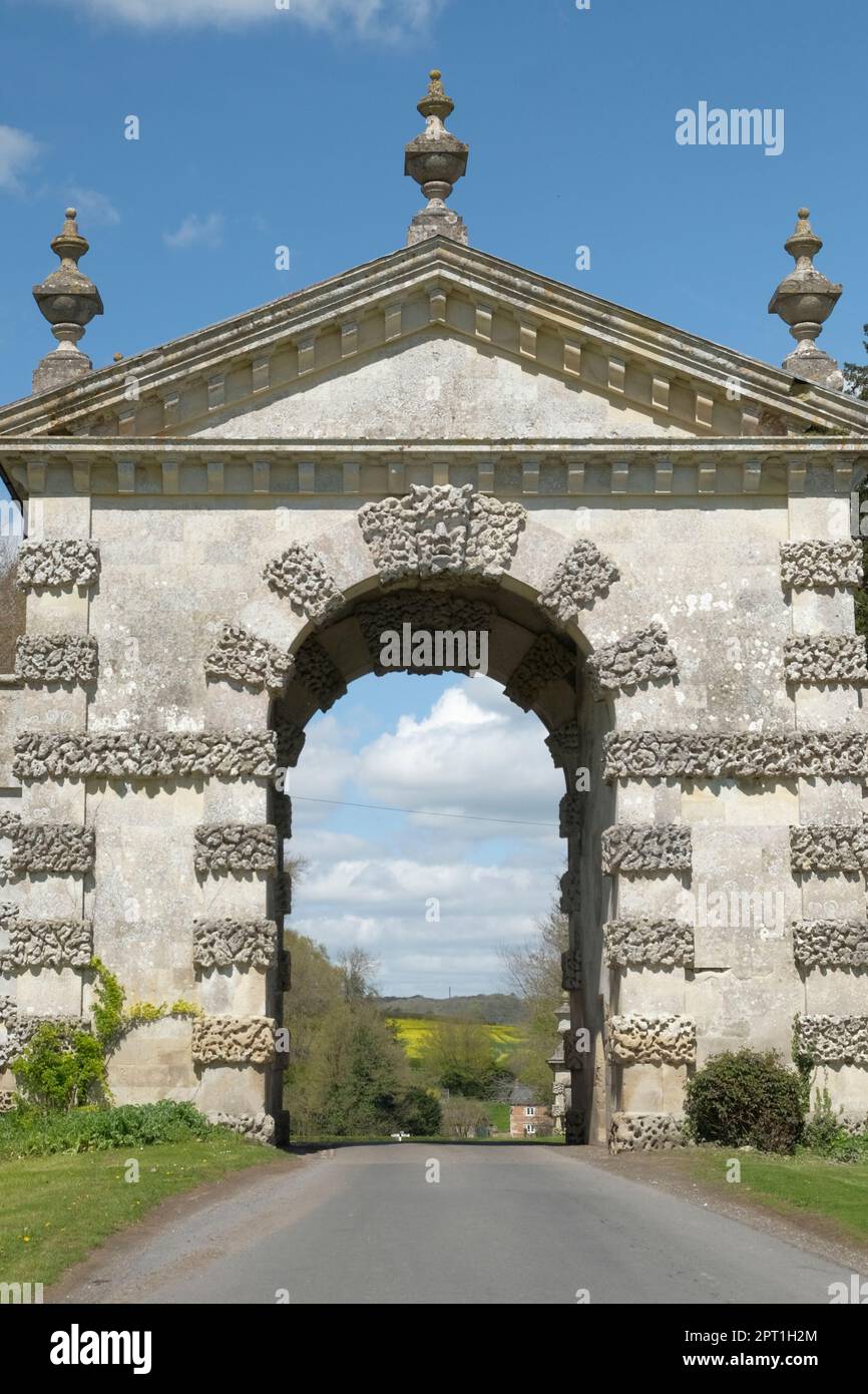 The Arch at Fonthill in Wiltshire UK Stock Photo Alamy