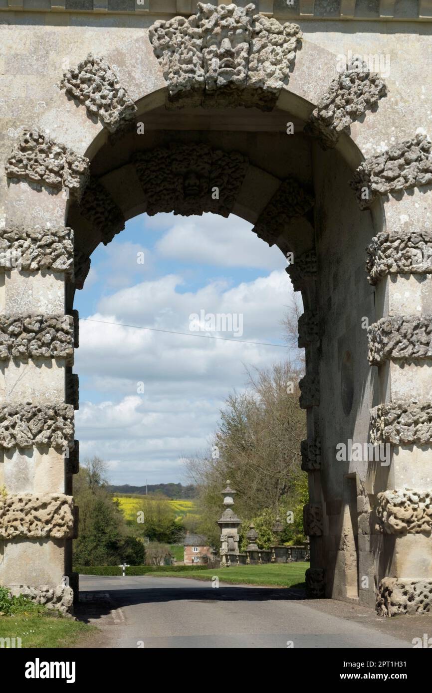 The Arch at Fonthill in Wiltshire UK Stock Photo Alamy