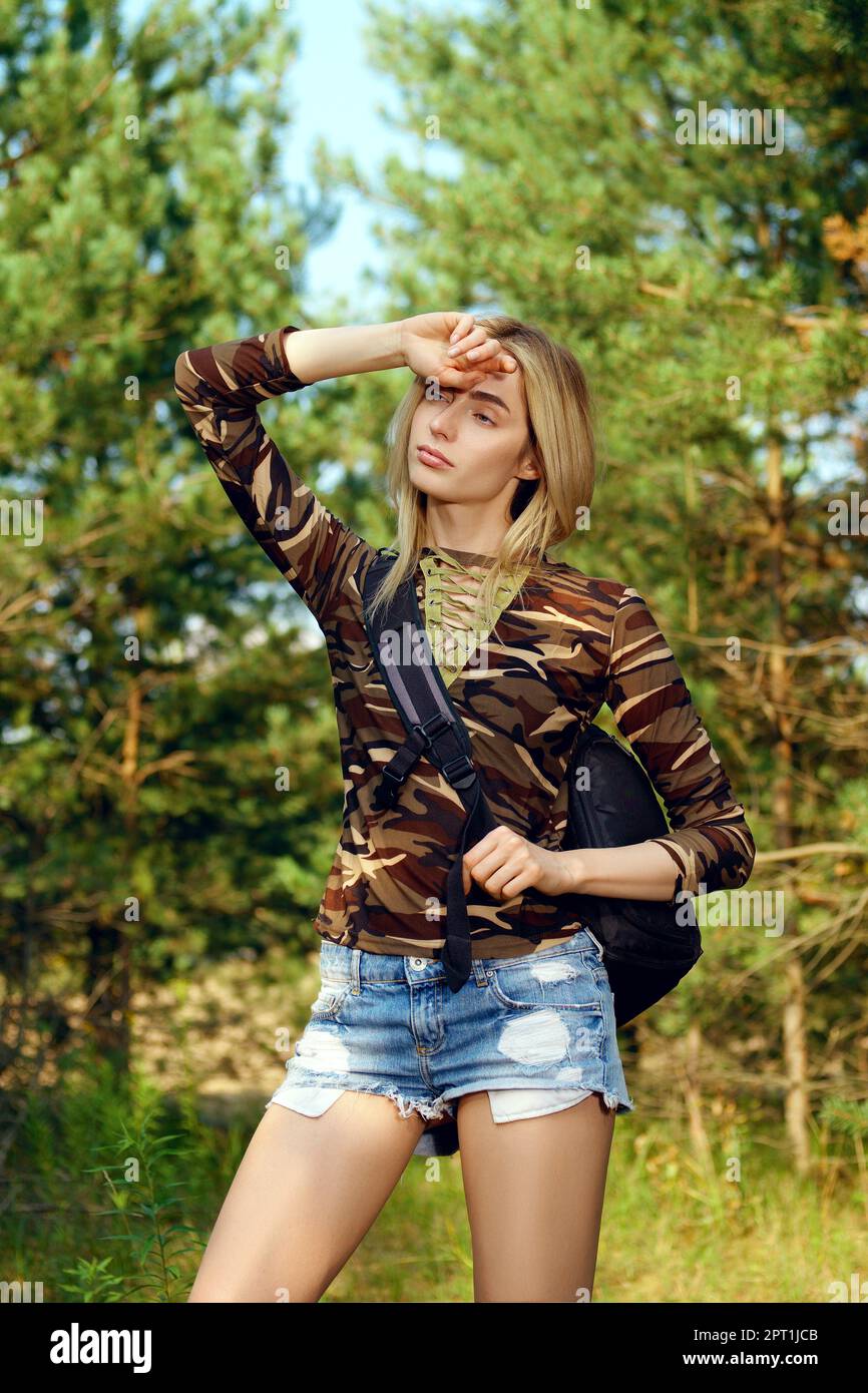 Camouflage shorts hi-res stock photography and images - Alamy