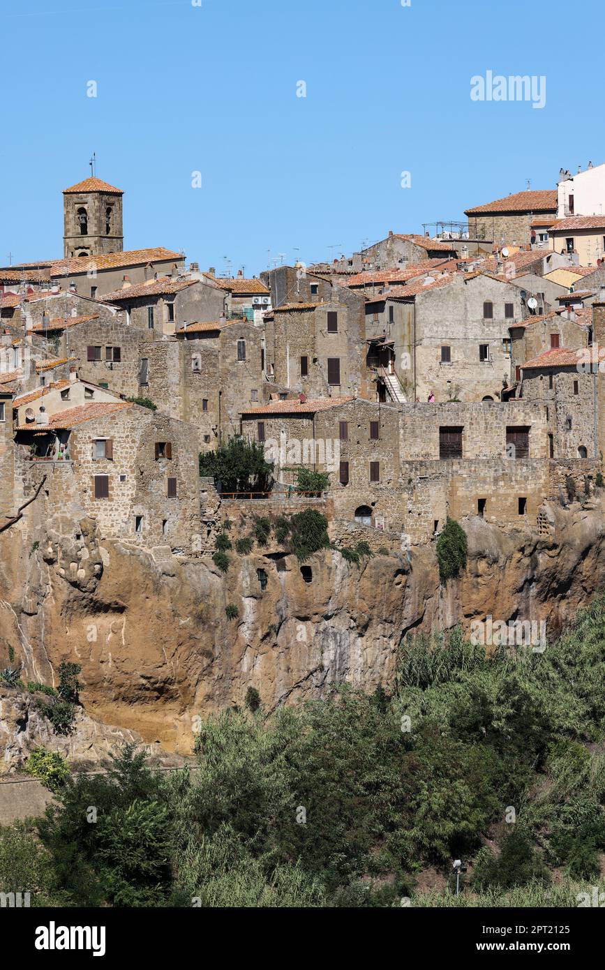 Pitigliano - the picturesque medieval town founded in Etruscan time on ...
