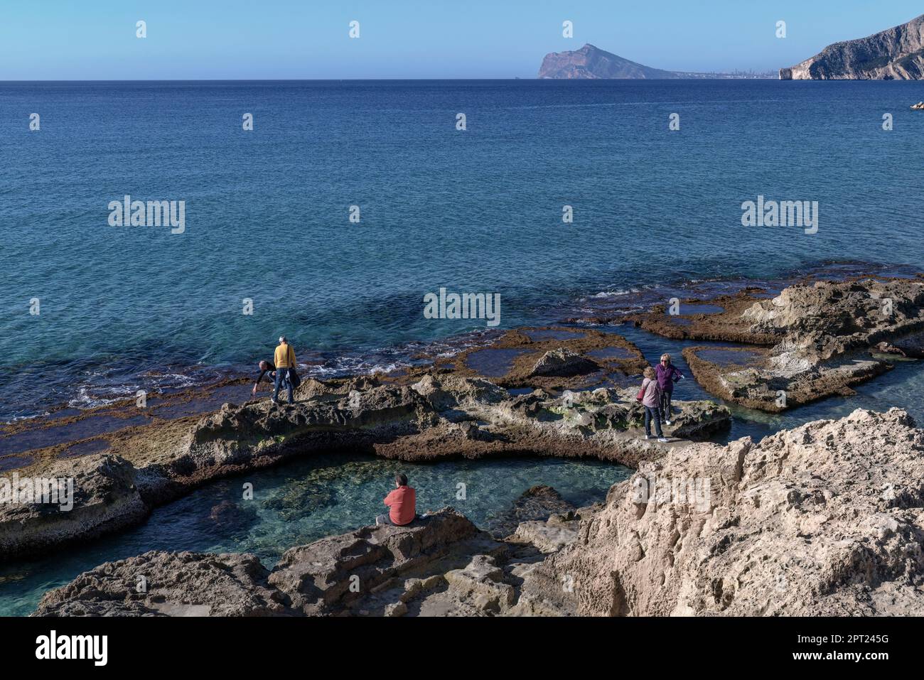 Baños de la Reina legend of a Moorish queen, in Calpe. Old fish farm ...