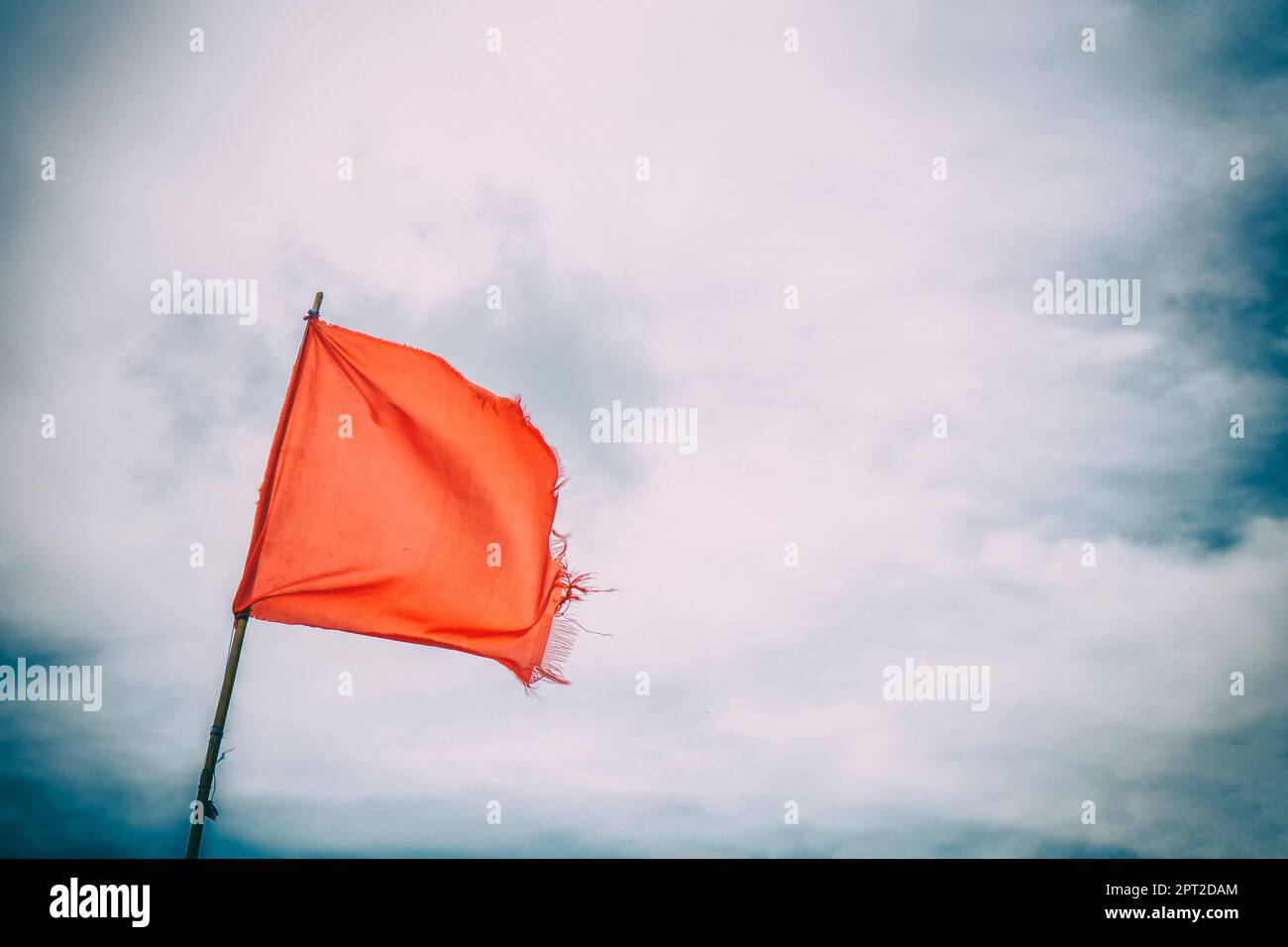 Hurricane warning flags hi-res stock photography and images - Alamy