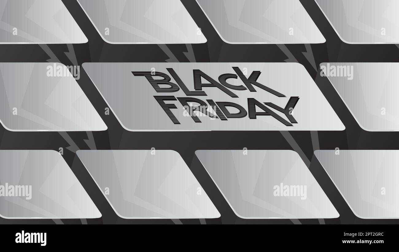 Computer Keyboard with Black Friday text Stock Vector Image & Art Alamy