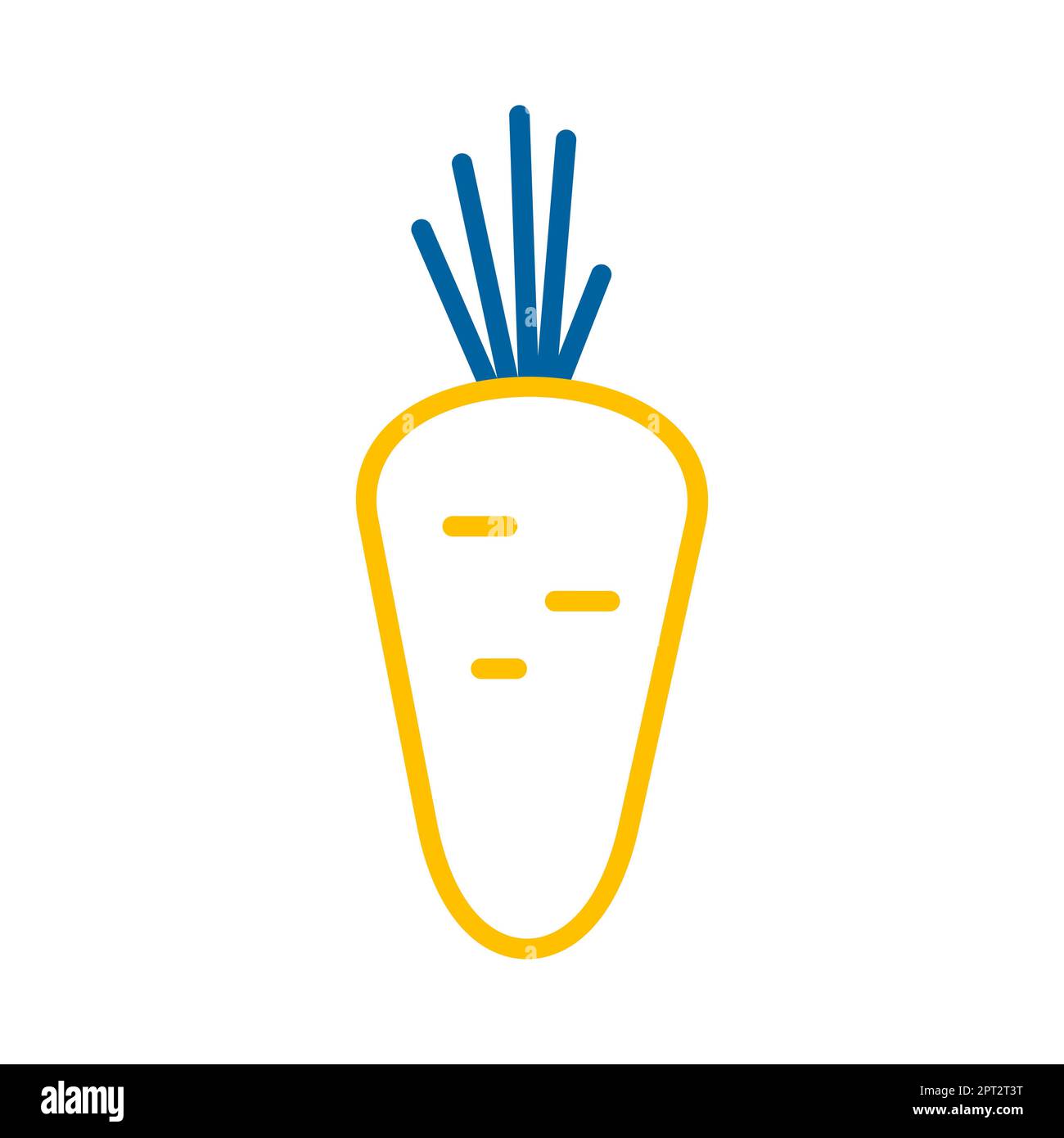 Carrot isolated design vector icon. Vegetable sign. Graph symbol for ...