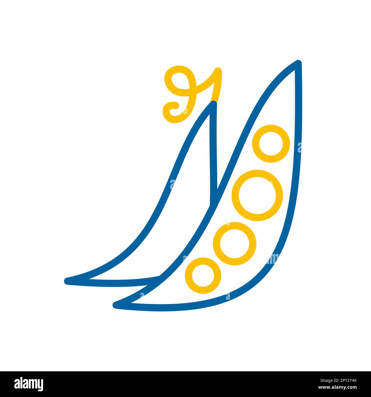 Peas isolated design vector icon. Vegetable sign. Graph symbol for food ...