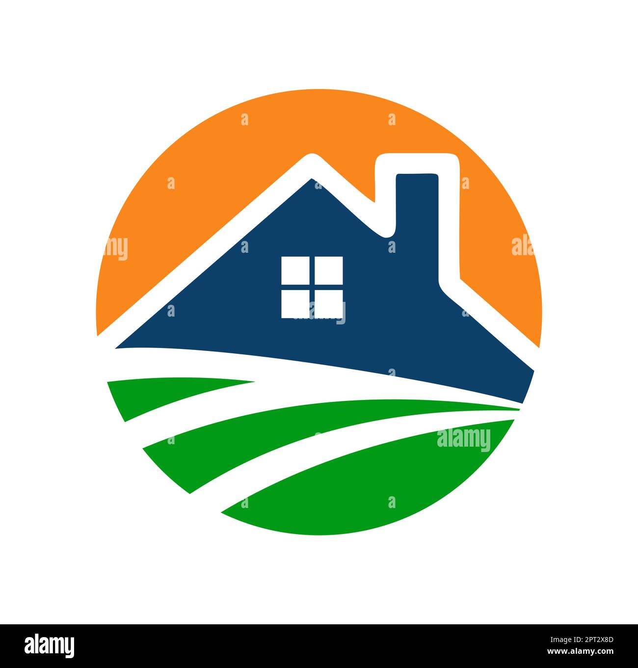 Home Farm Logo vector Icon Stock Vector Image & Art Alamy