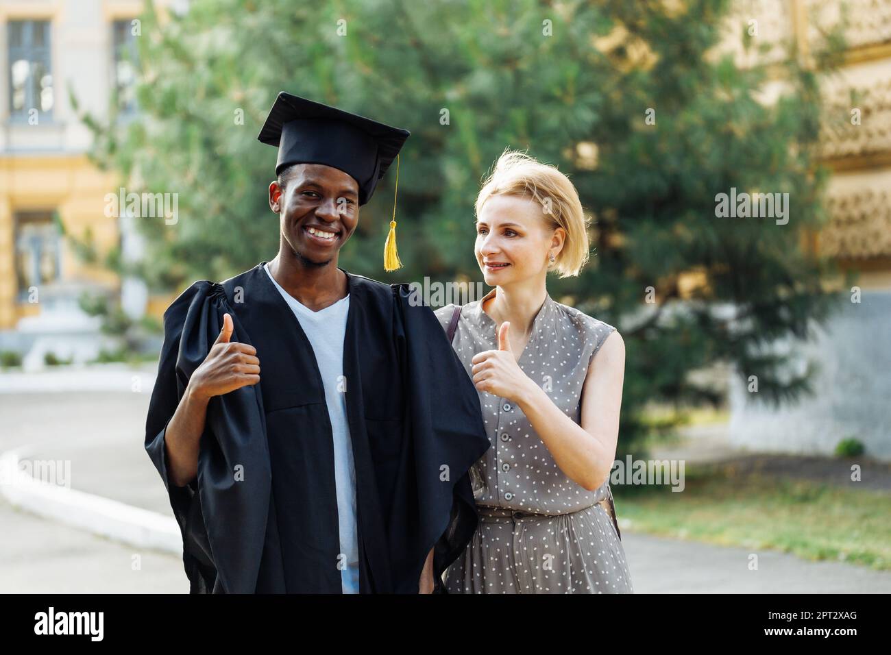 Happy middle aged woman graduation hi-res stock photography and images ...