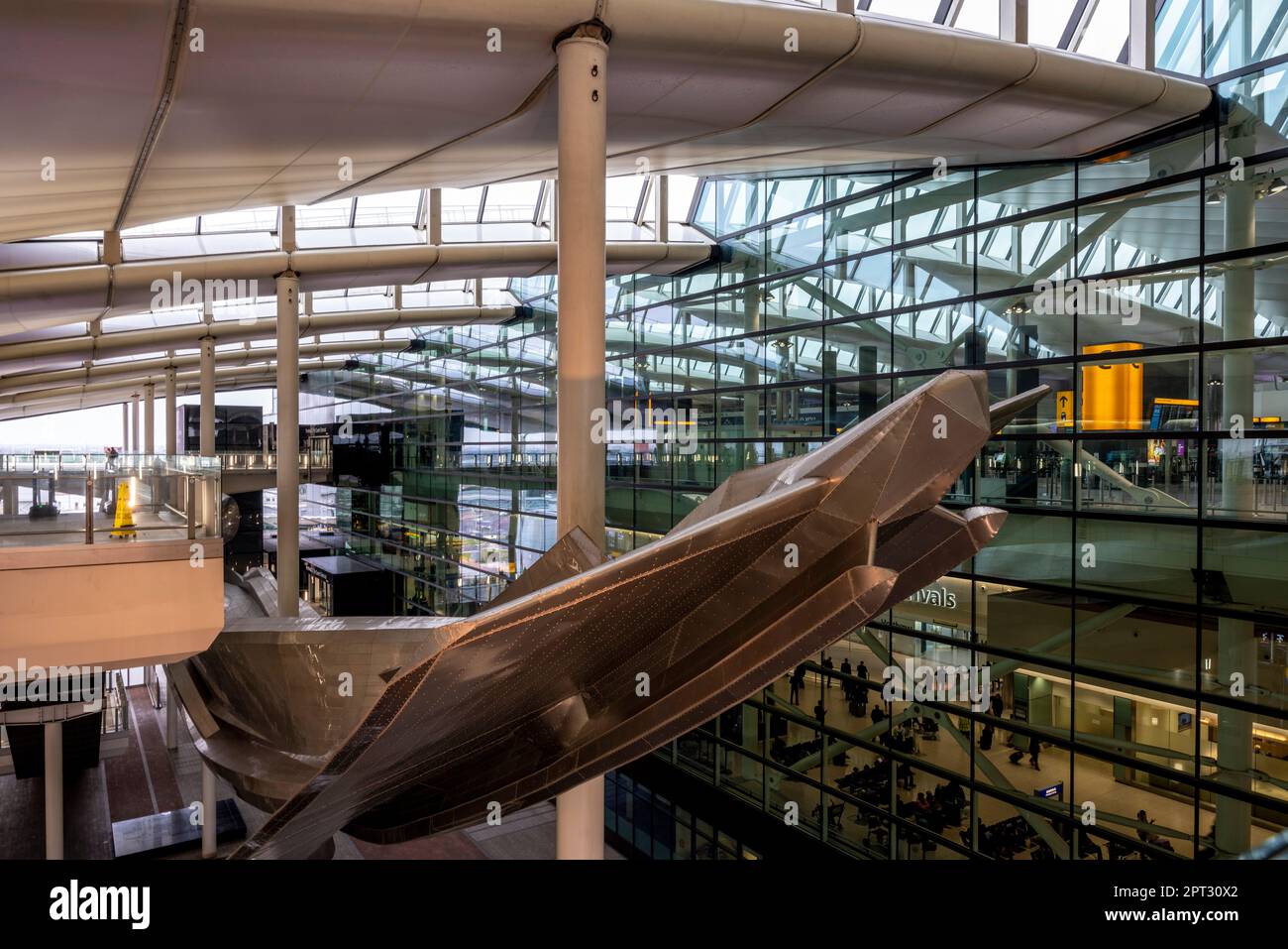 Terminal 2 (The Queen's Terminal) Heathrow Airport, London, UK Stock ...
