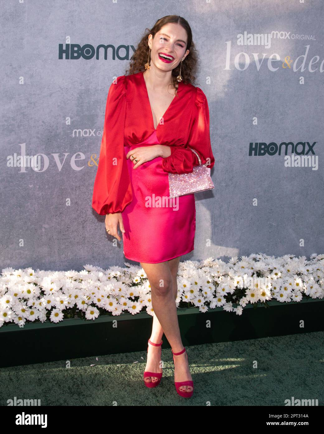 April 26, 2023, West Hollywood, California, United States: Olivia Grace Applegate attends the Max Original ''Love & Death'' Series Premiere. (Credit Image: © Billy Bennight/ZUMA Press Wire) EDITORIAL USAGE ONLY! Not for Commercial USAGE! Stock Photo