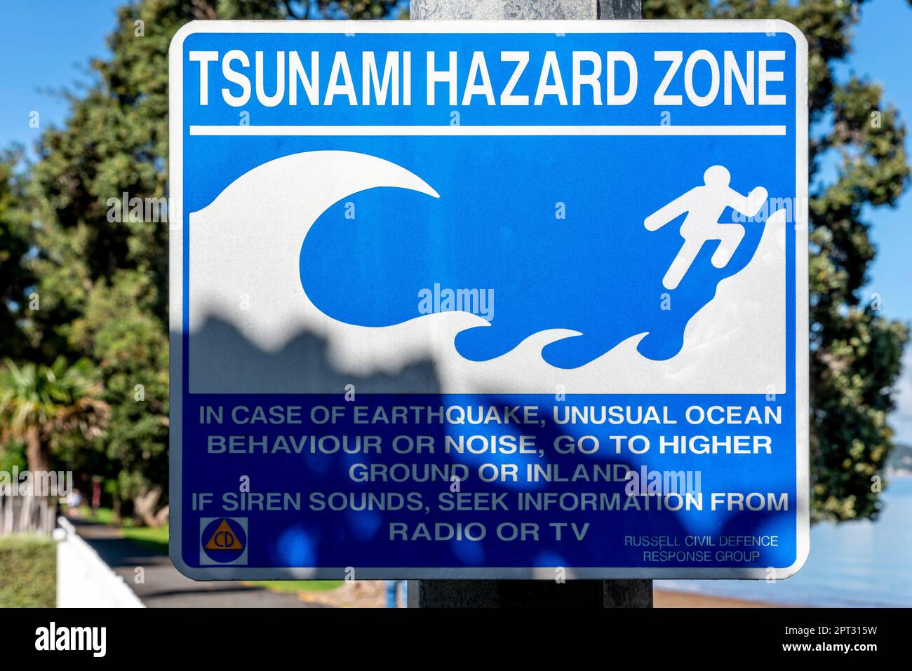 Tsunami warning in new zealand