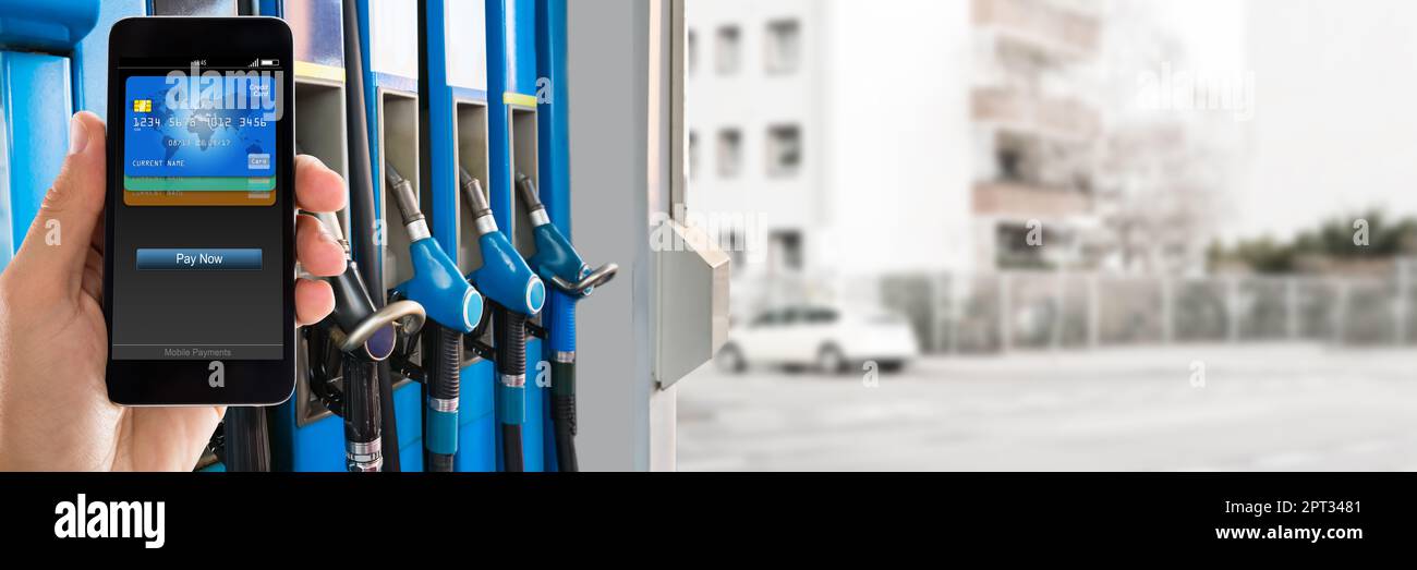 Paying For Petrol For Diesel Gas Online. Using Credit Card