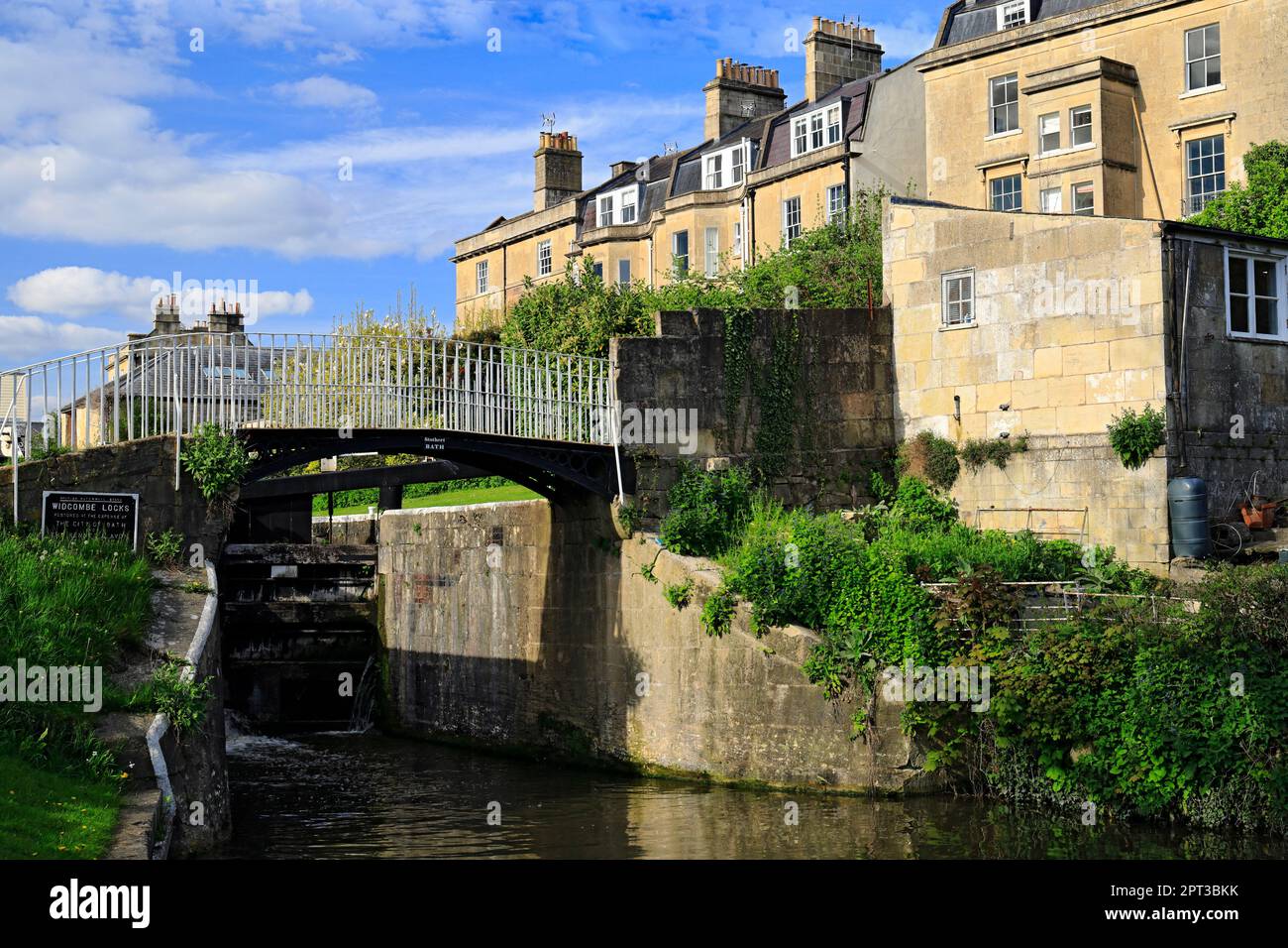Bath Top Lock, and Avon Canal; Bath, Somerset, England