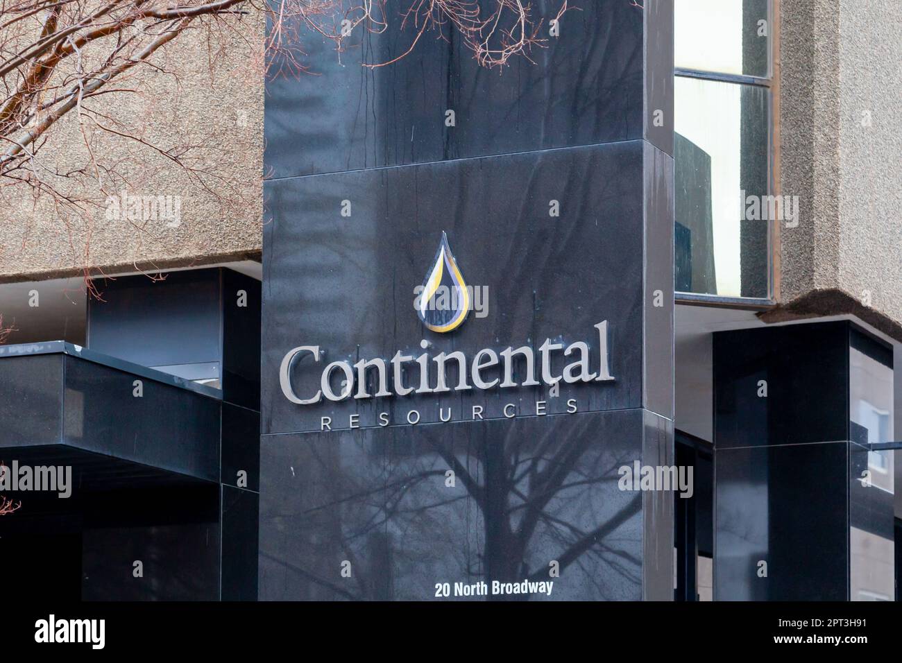 Continental Resources headquarters in Oklahoma City, OK, USA Stock