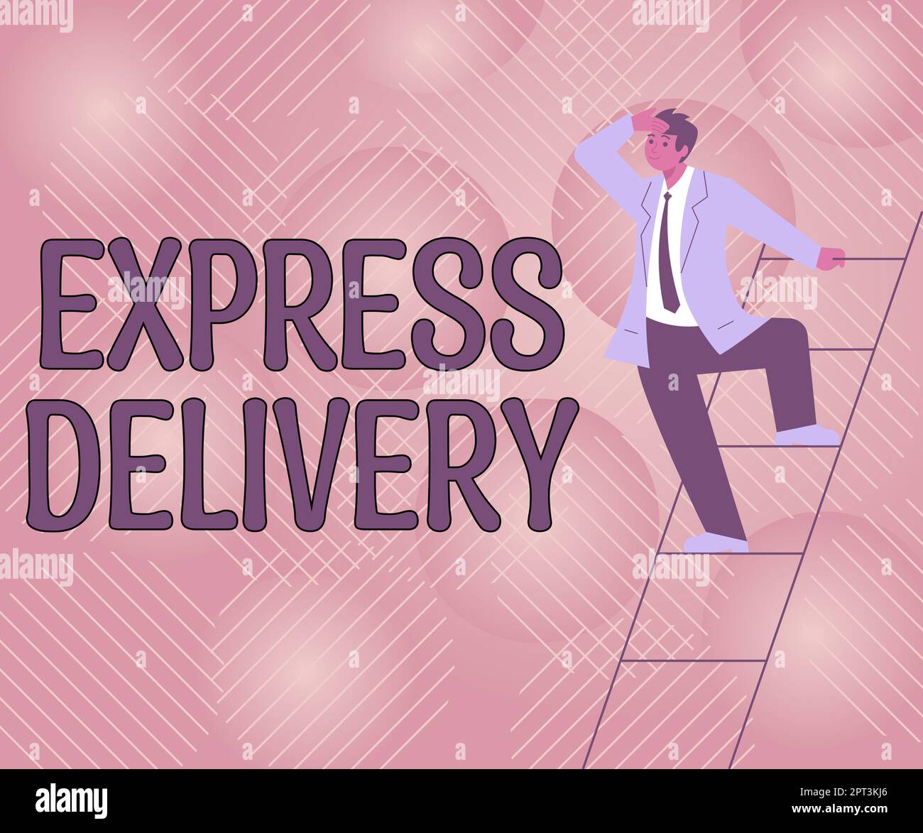 Conceptual caption Express Delivery, Business idea treasure trove of ...