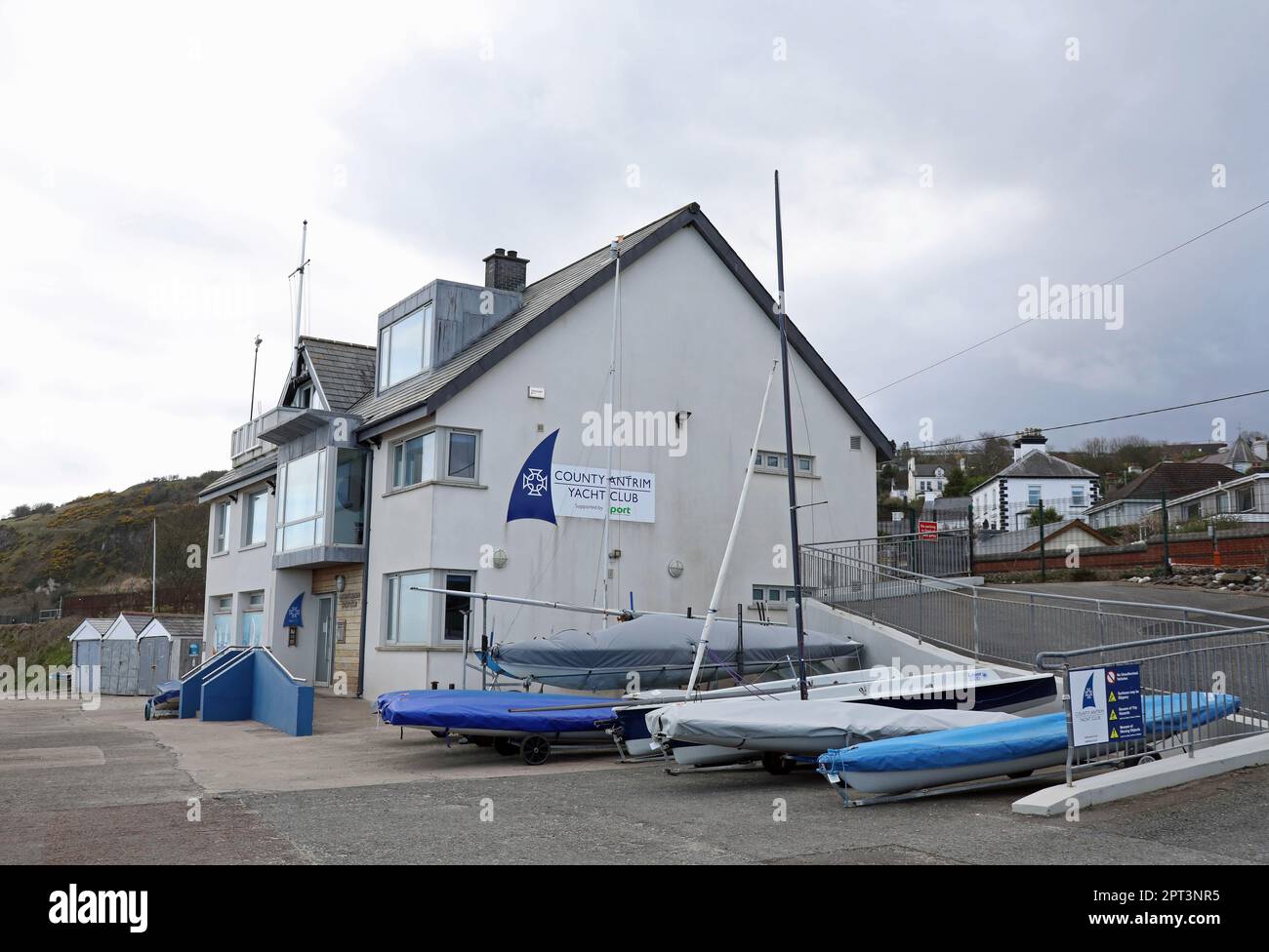 County Antrim Yacht Club at Whitehead on the northern shore of Belfast
