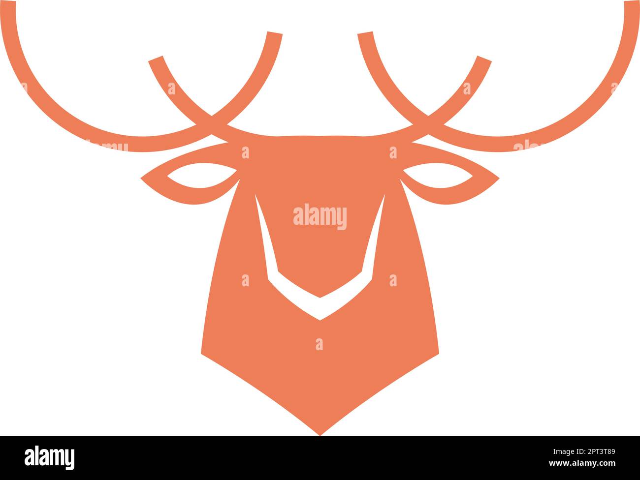 Deer logo icon design Stock Vector
