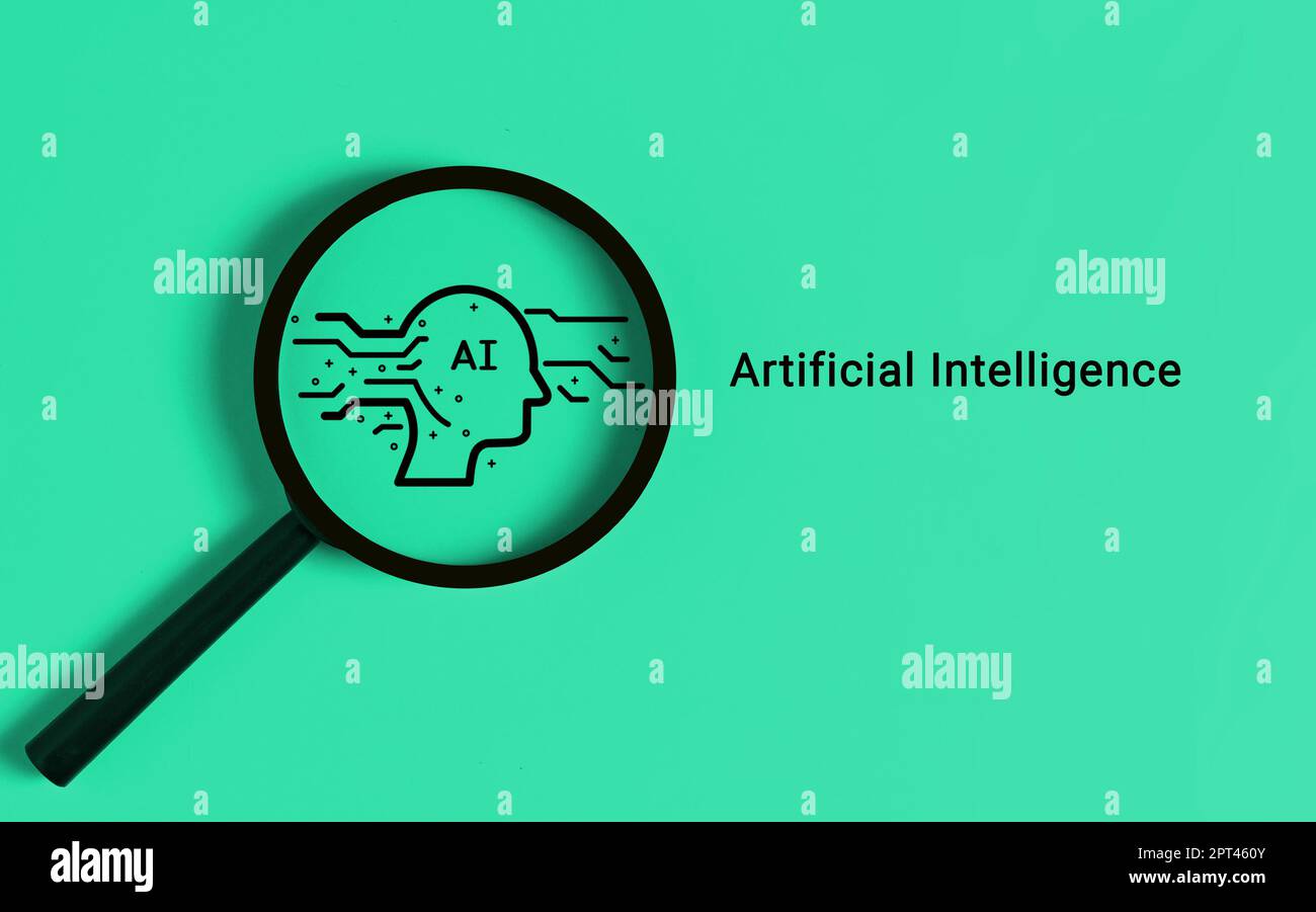 Prompt text, Chatbot on computer with smart Artificial Intelligence ...