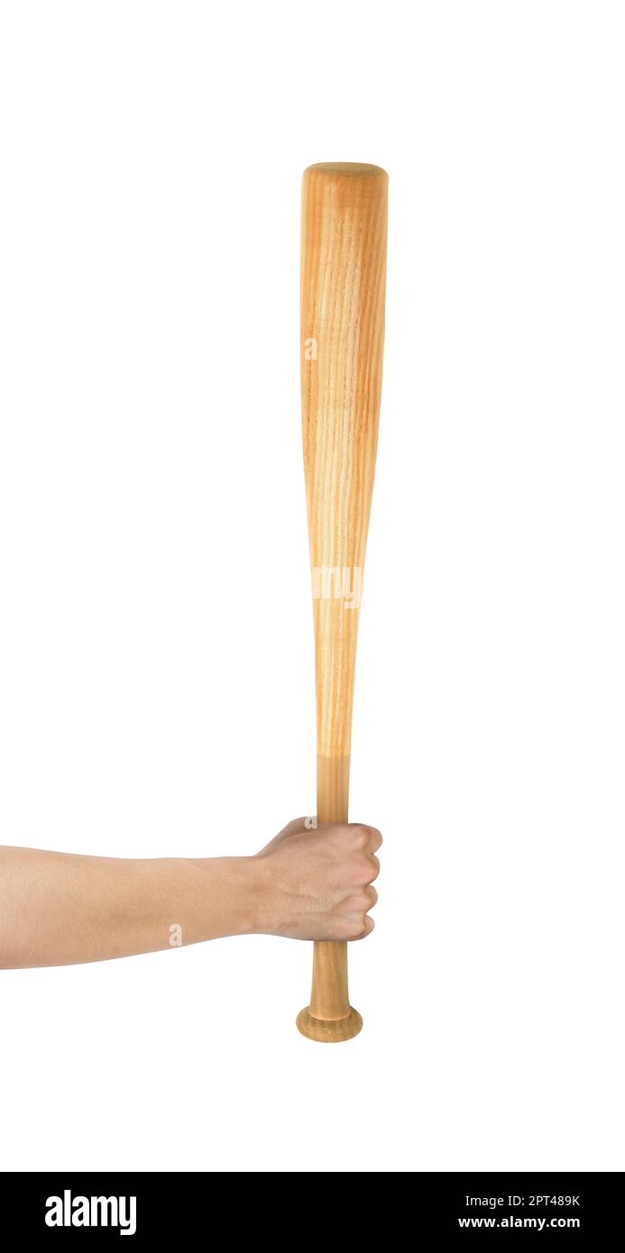 hands with the bat isolated on a white background Stock Photo Alamy