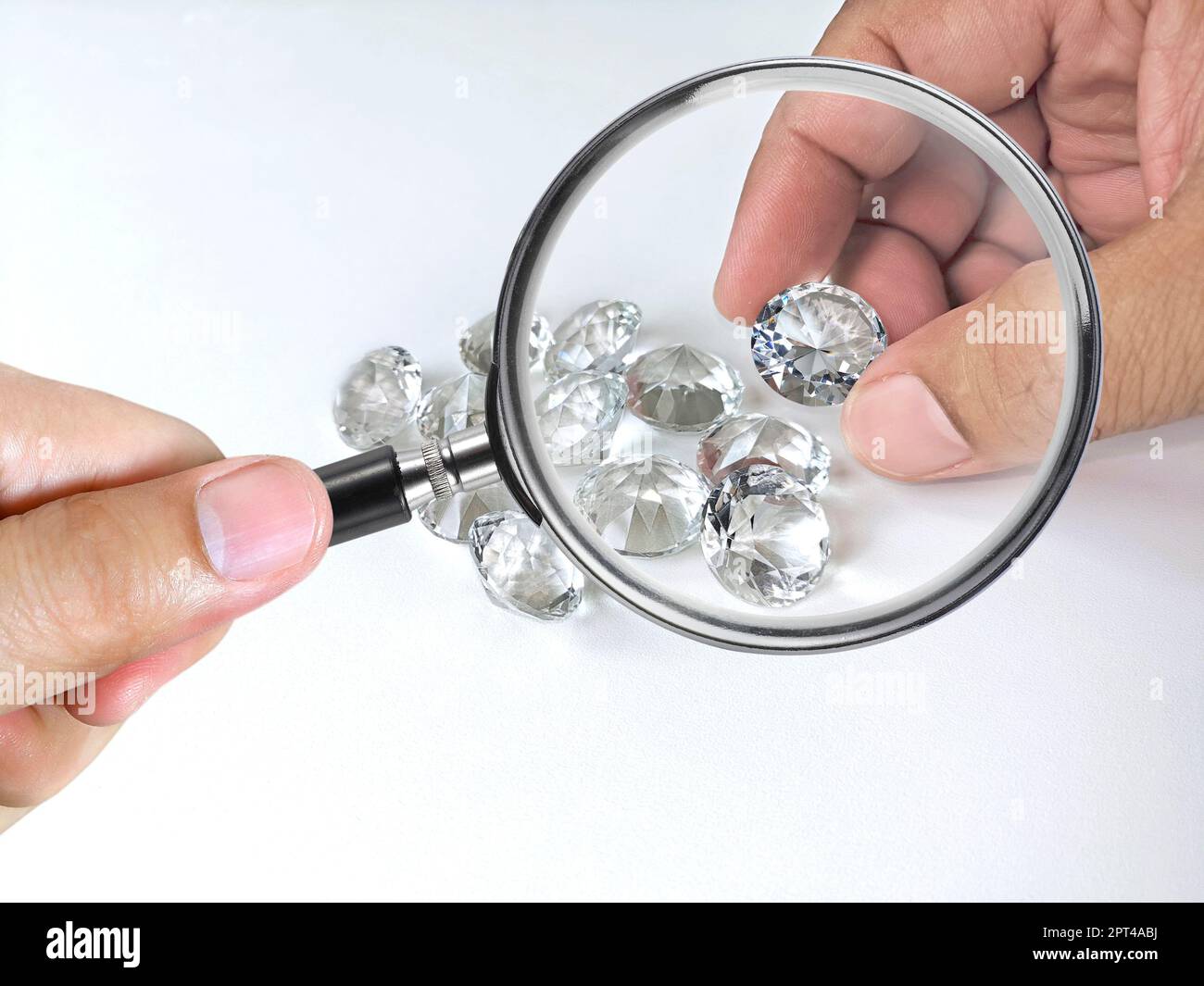 gems gems check diamond polished diamonds carat size diamonds trading and trading diamond grading loose gems Stock Photo