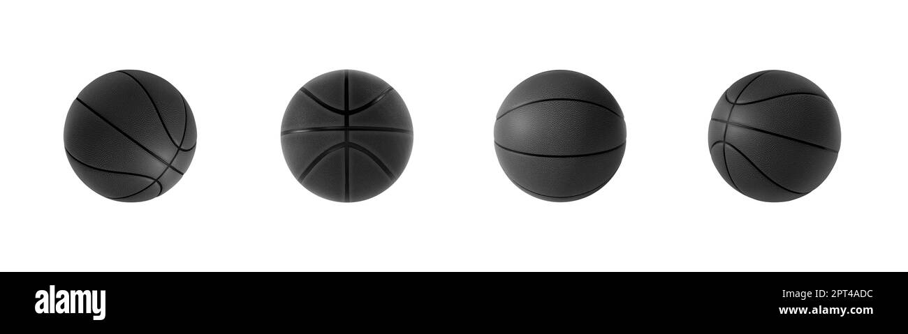Basketball ball isolated on white background. 3d rendering Stock Photo
