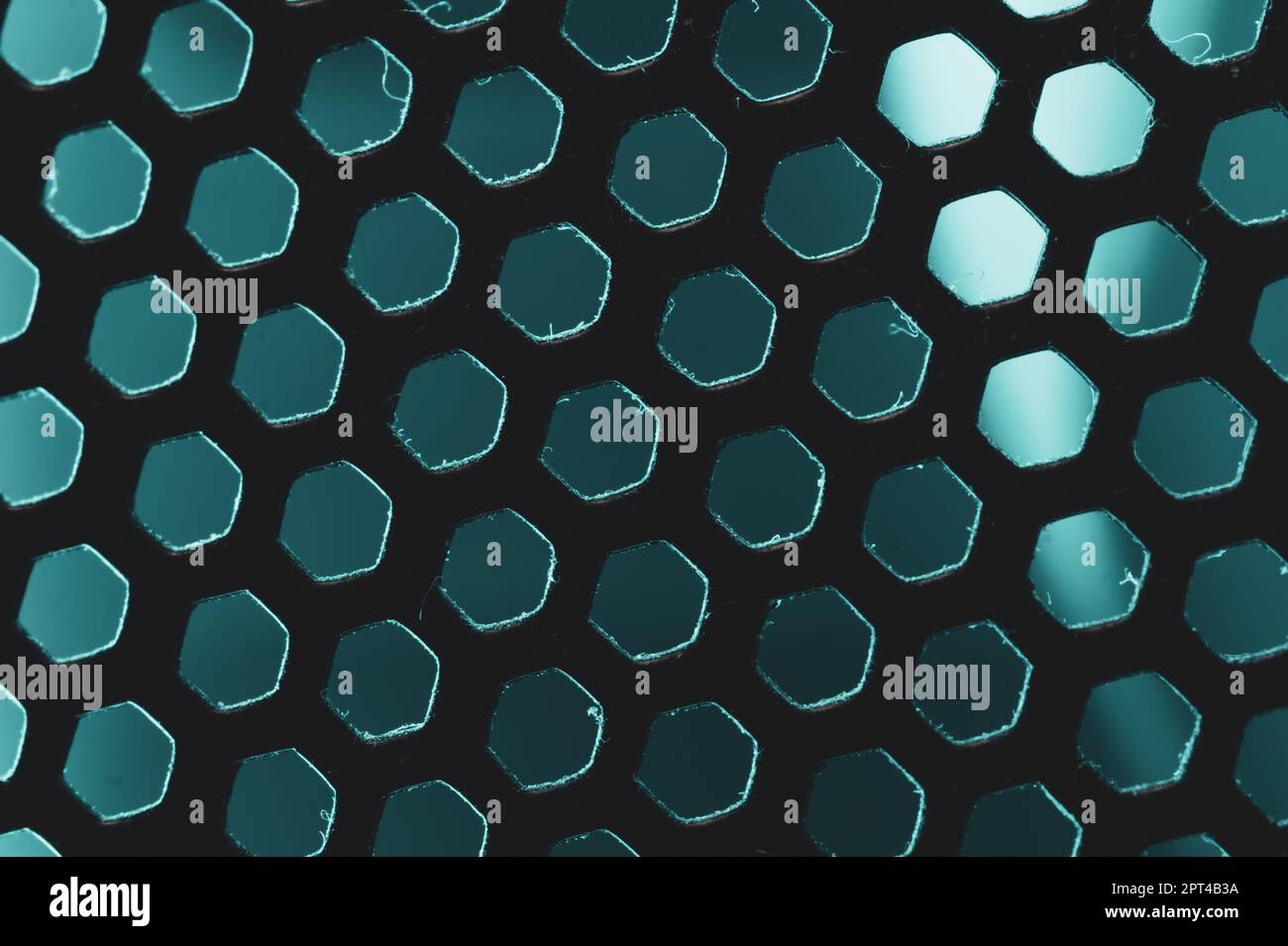 Grid with ventilation holes of computer air cooling system. abstract
