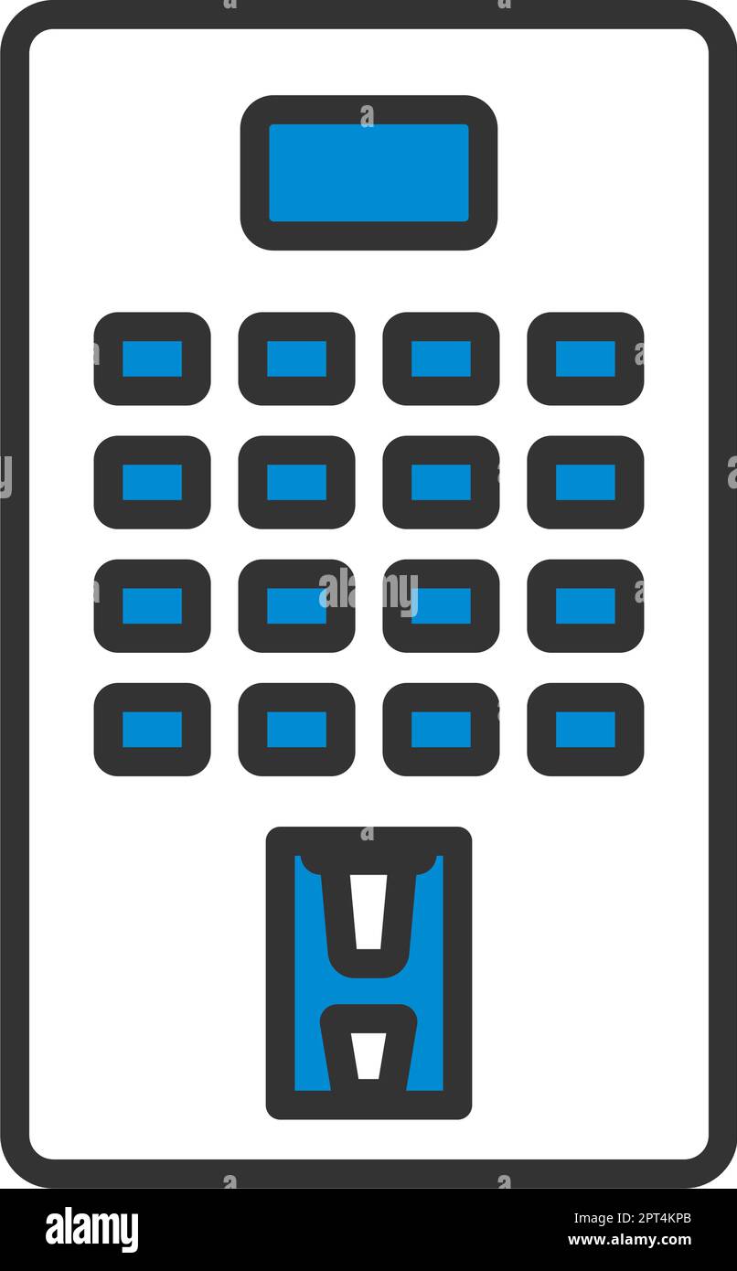 Icon Of Coffee Selling Machine Stock Vector