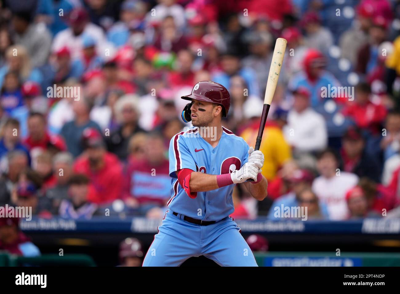 Philadelphia Phillies' Kody Clemens plays during a baseball game