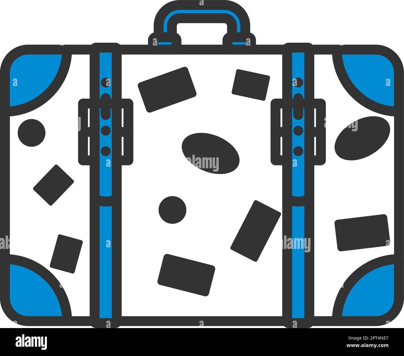 Icon Of Suitcase Stock Vector Image & Art - Alamy