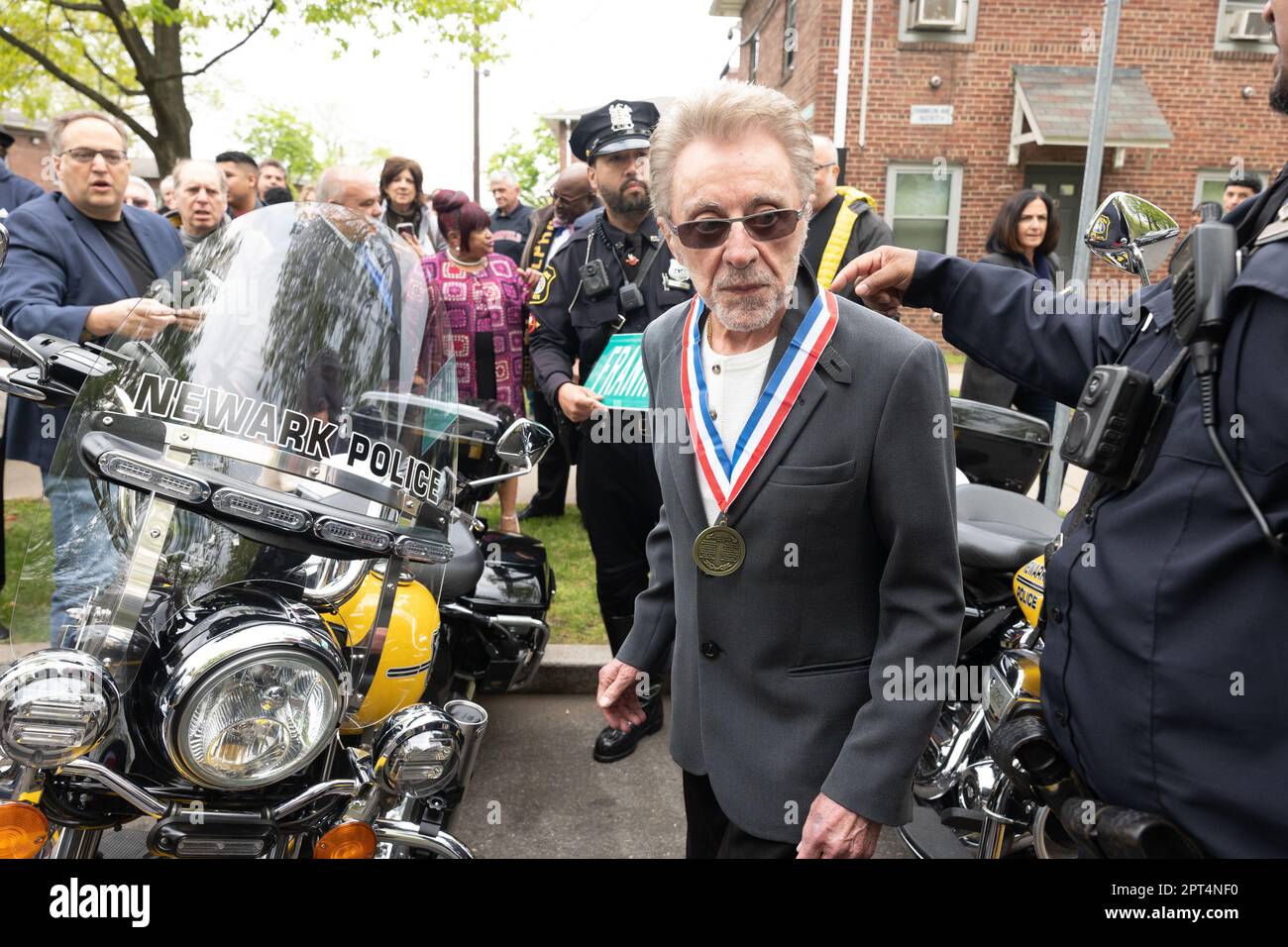 Newark, New Jersey, USA. 27th Apr, 2023. FRAKIE VALLI during his street