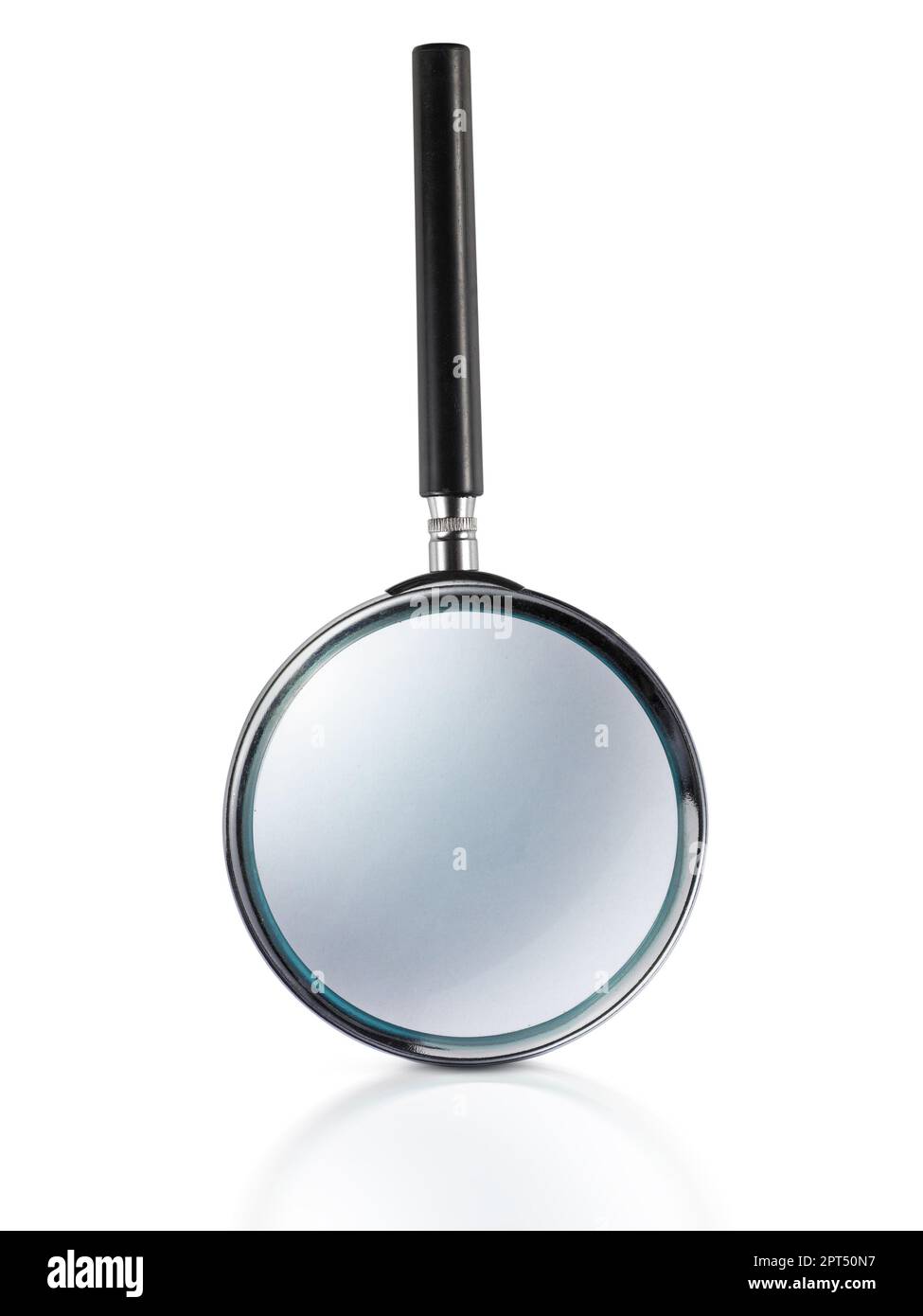 Magnifying glass isolated on white background Stock Photo - Alamy