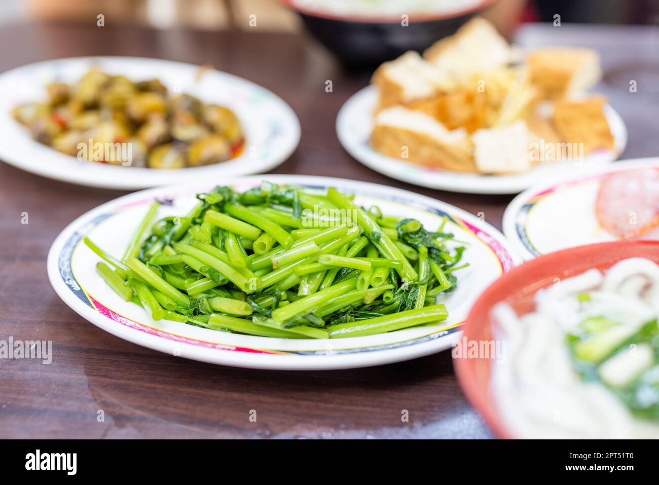 Dishes of Taiwanese street food Stock Photo - Alamy