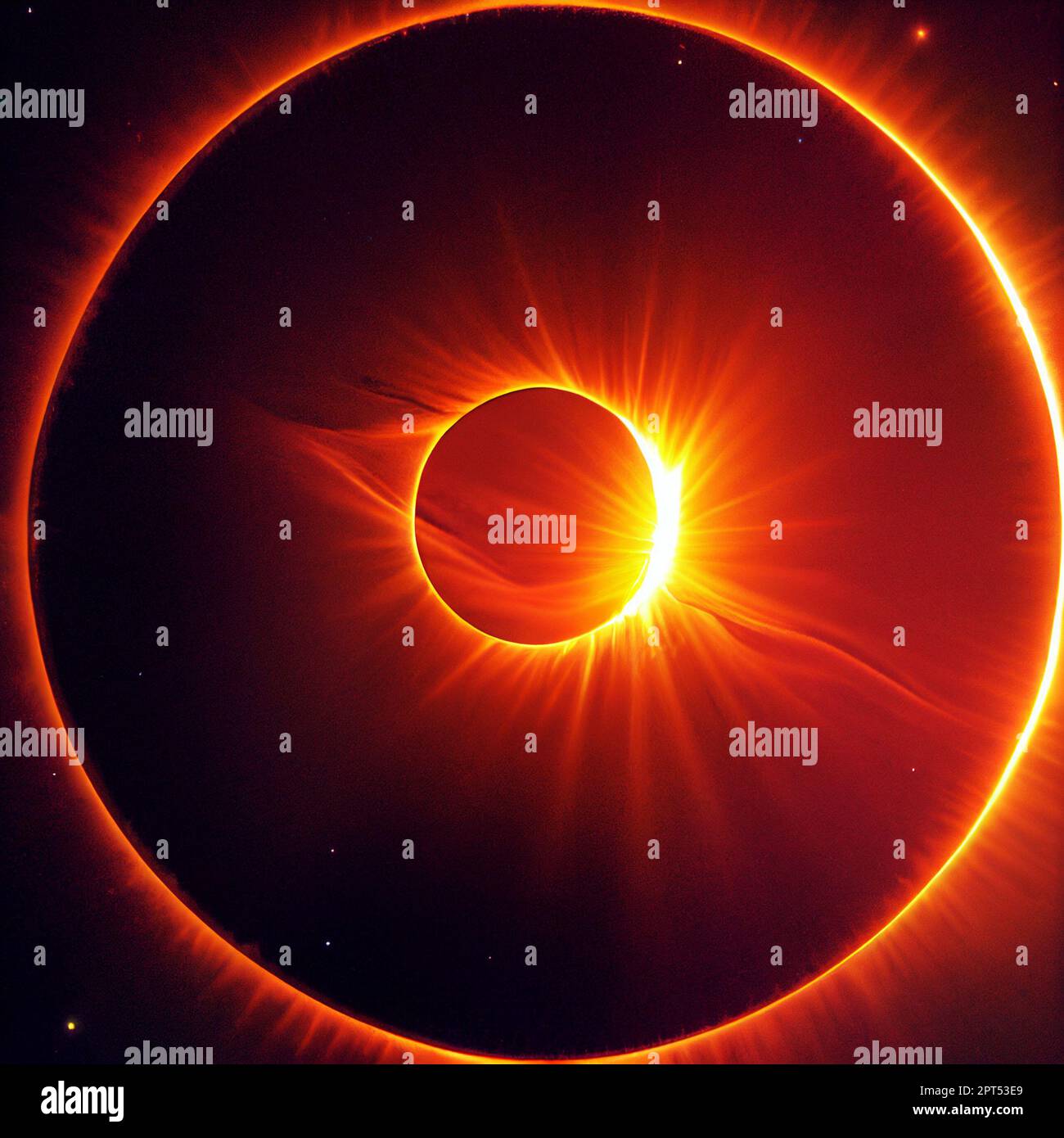 Illustration of a partial solar eclipse. A solar eclipse occurs when the Moon passes between