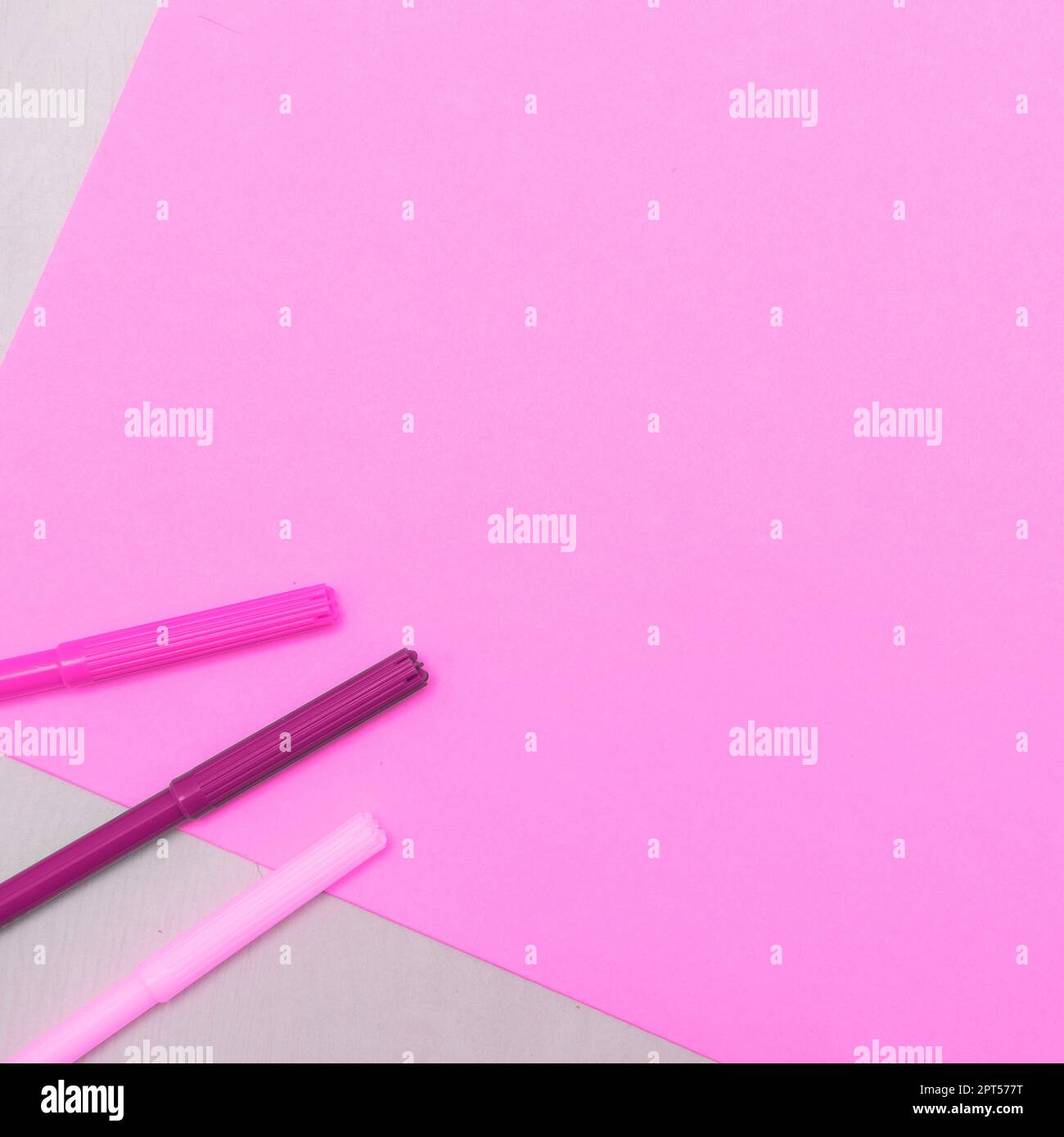Multiple Assorted Collection Office Stationery Photo Placed Over Table Stock Photo
