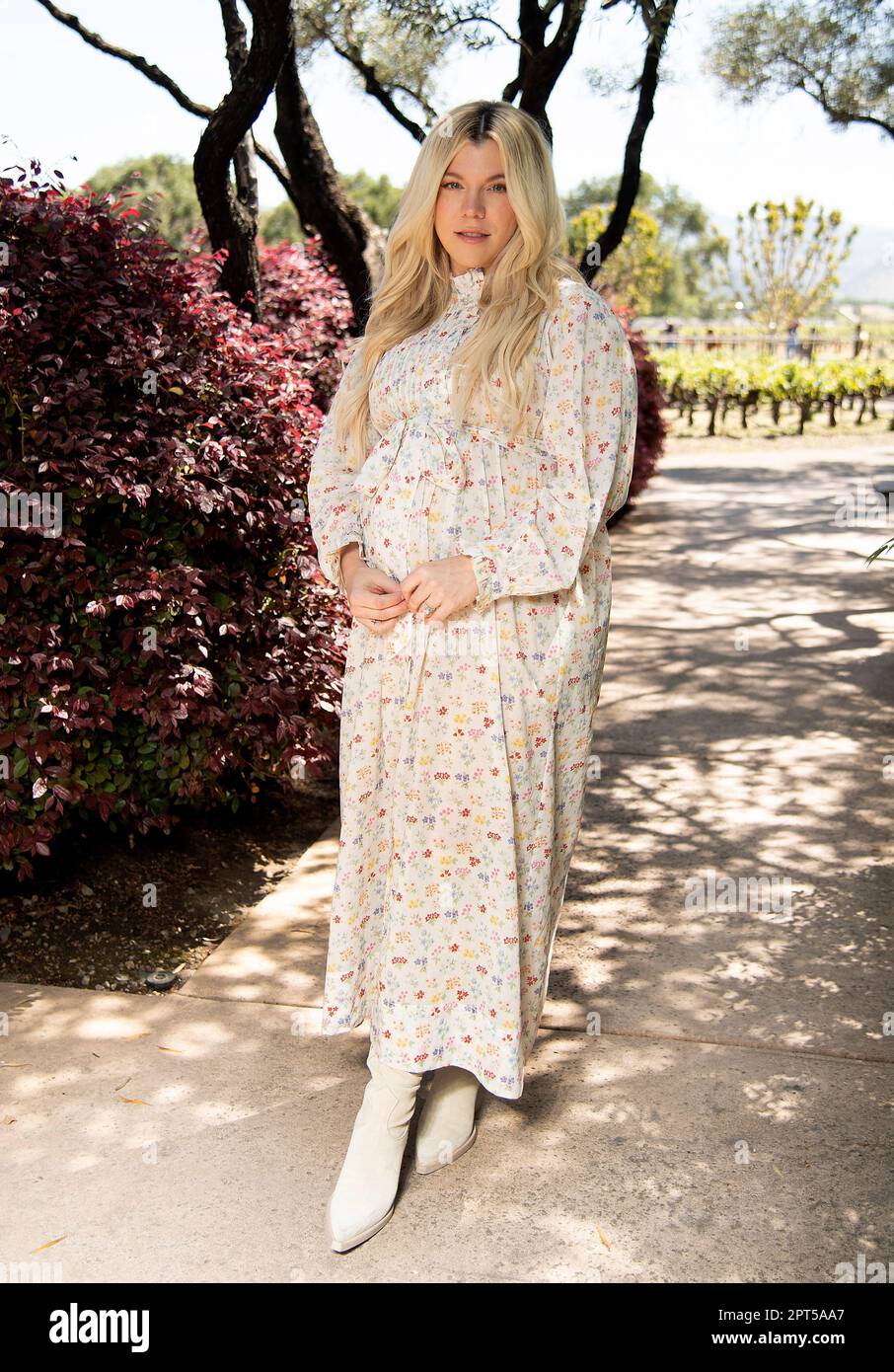 St. Helena, USA. 26th Apr, 2023. Kimberly Perry attends Day 2 of Live In The Vineyard Goes Country at Robert Mondavi Vineyard and Winery on April 26, 2023 in St. Helena, California. Photo: Casey Flanigan/imageSPACE for LITVGC/Sipa USA Credit: Sipa USA/Alamy Live News Stock Photo