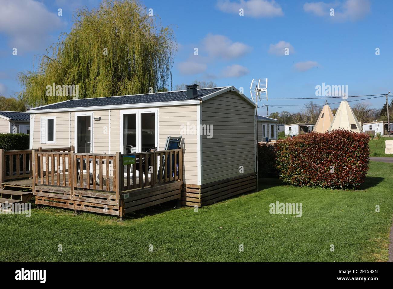 Camping normandie flower camping les trois rois hi-res stock photography  and images - Alamy