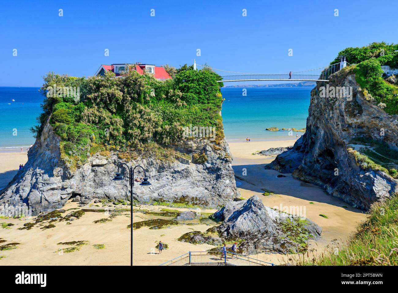'The House in the Sea' island beach house on Towan Beach, Newquay