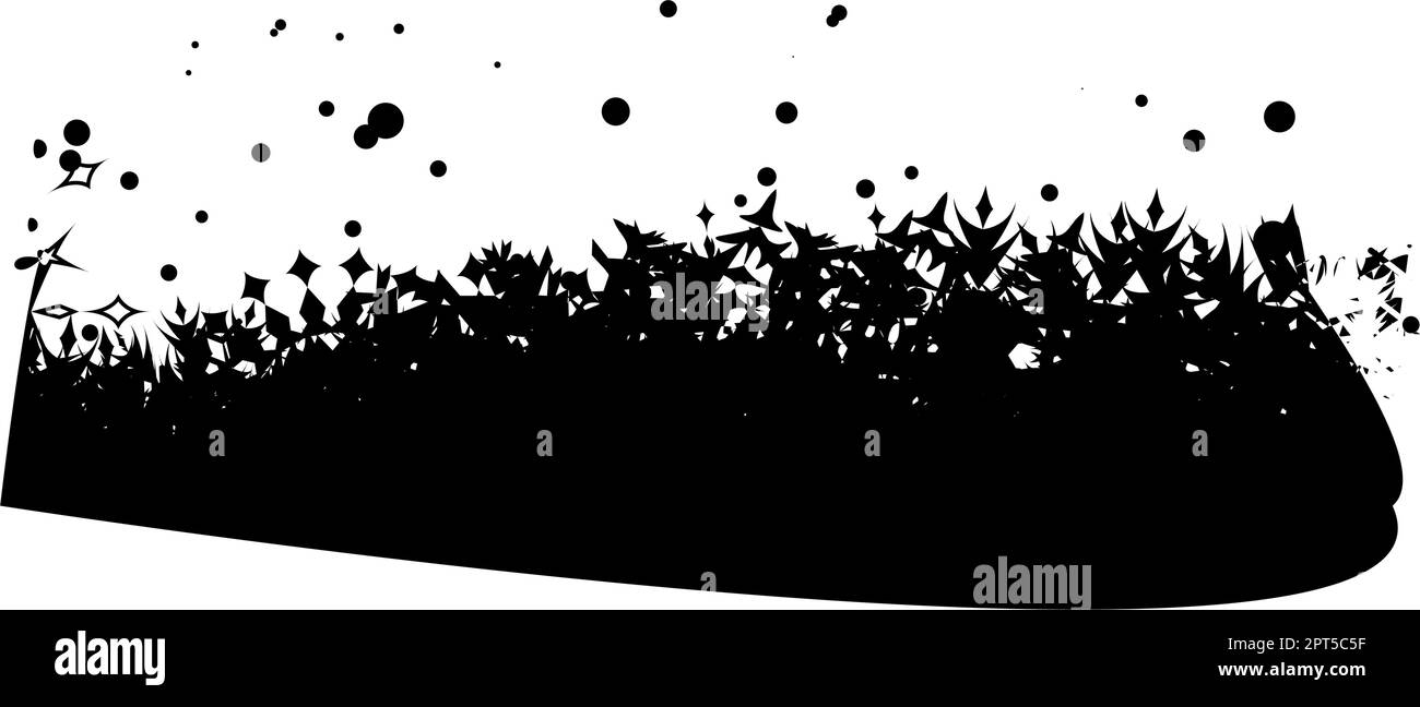 Snowflakes border christmas element stock vector image art alamy