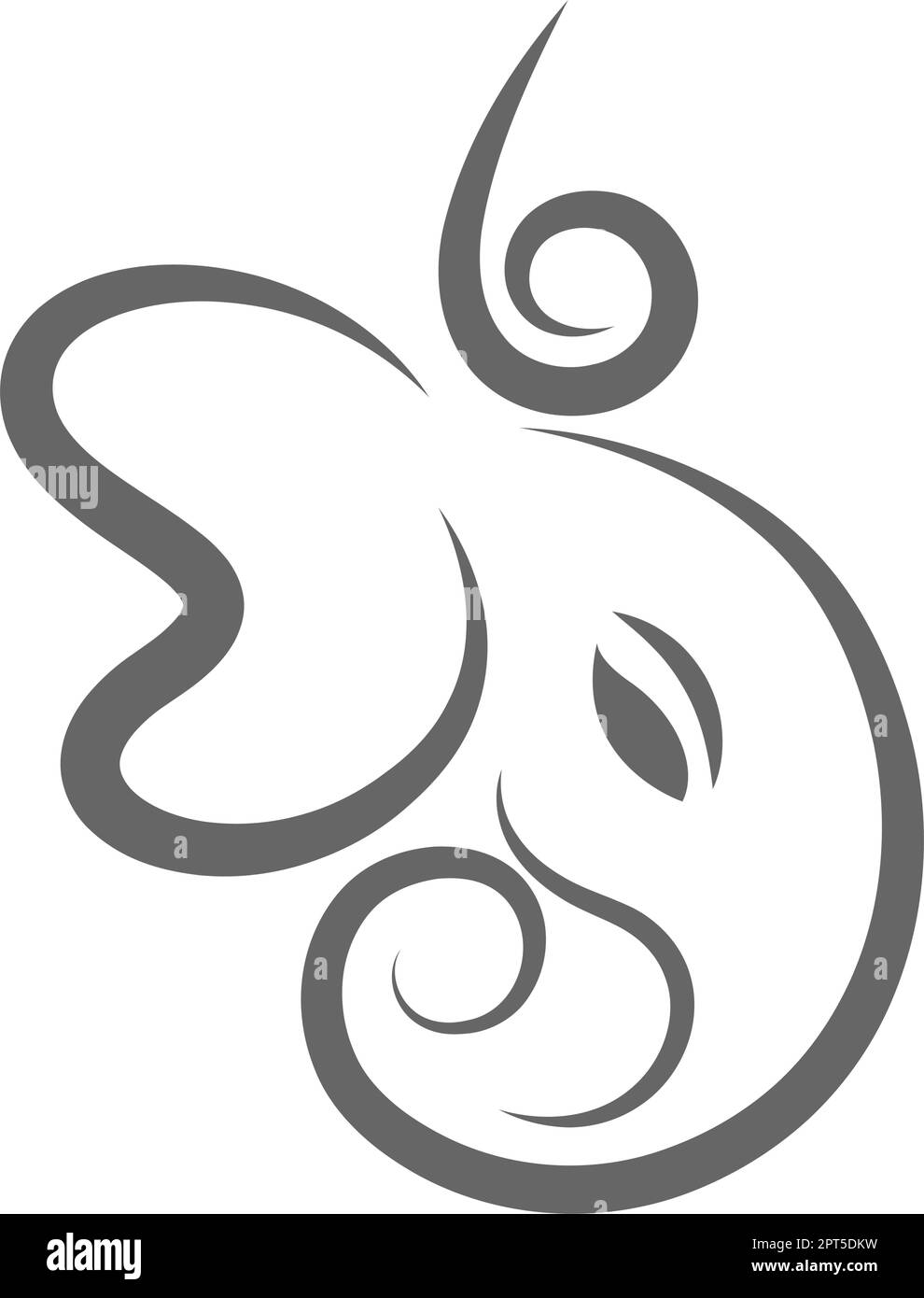 Elephant icon logo design Stock Vector
