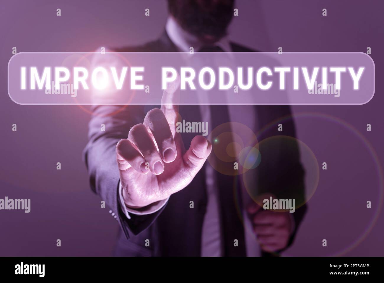Conceptual caption Improve Productivity, Word for Enhance the Quality ...