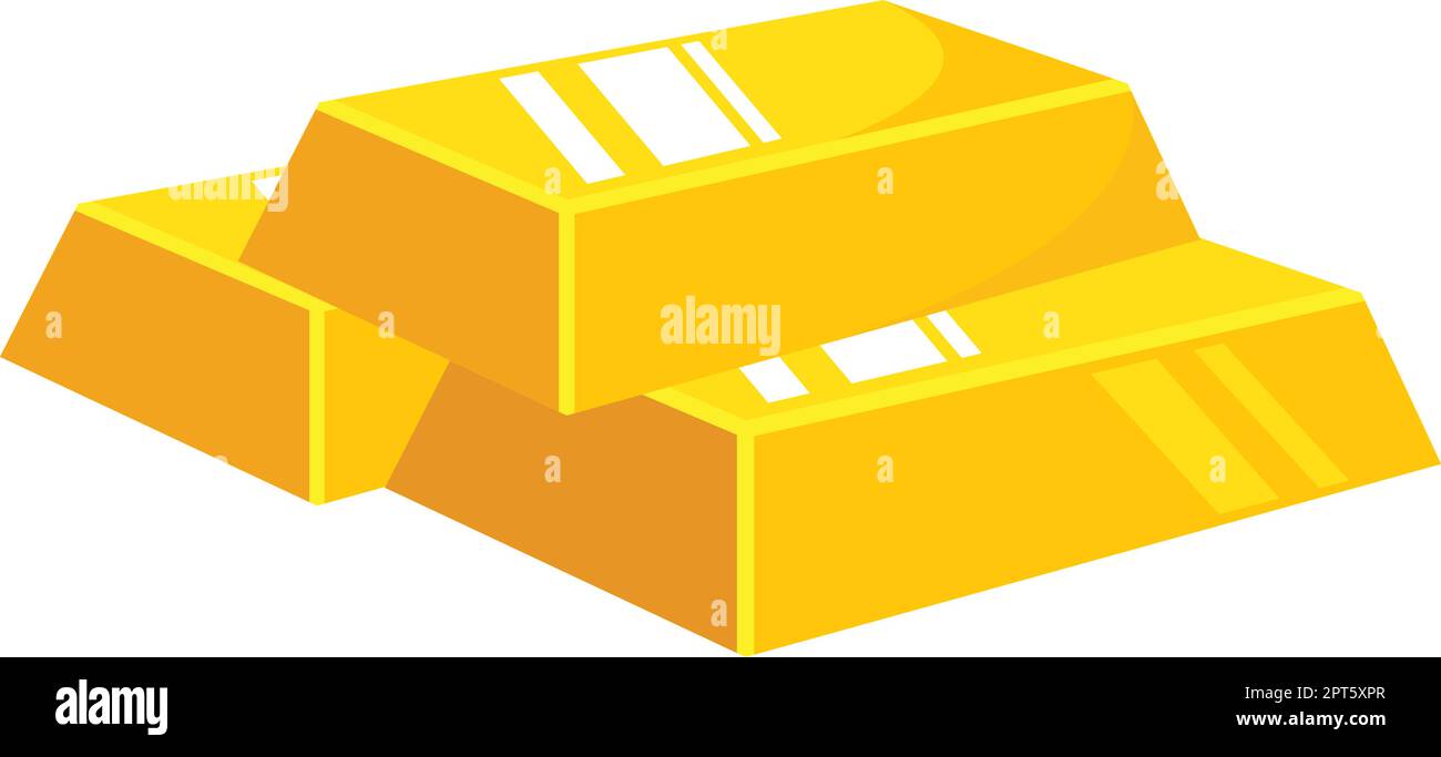gold bars icon vector illustration design template Stock Vector Image ...