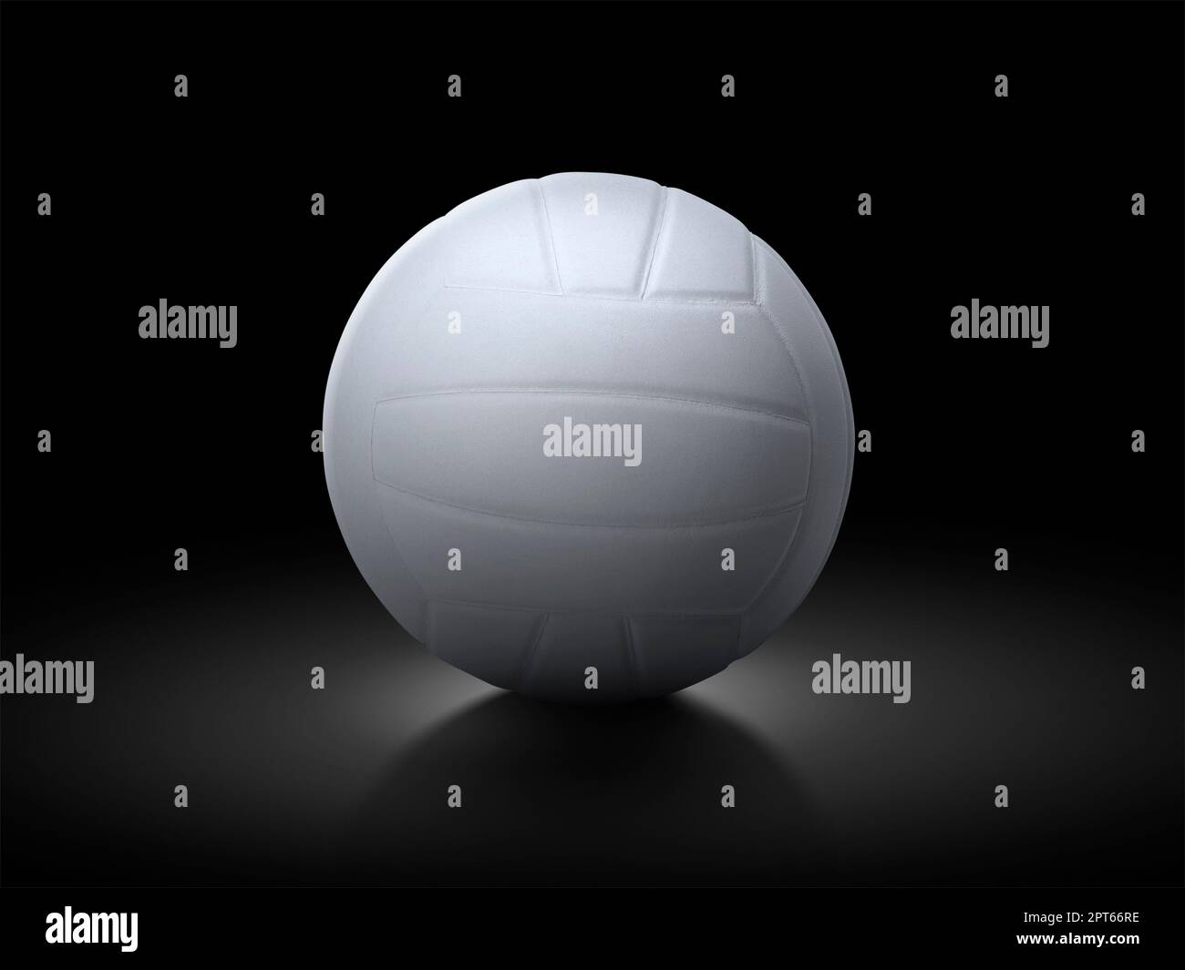 Volleyball on black background Stock Photo Alamy