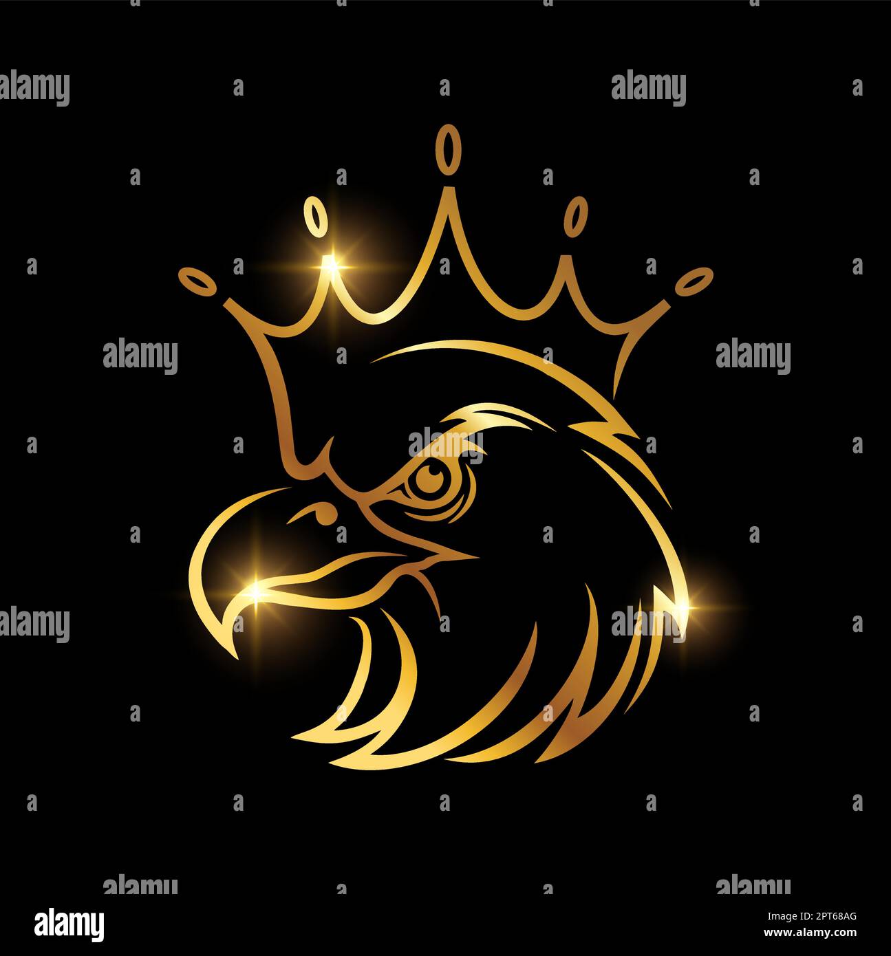 Golden crown bird hi-res stock photography and images - Alamy