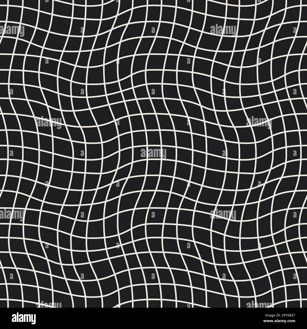 Seamless geometric pattern. Waves and circles in black and white ...