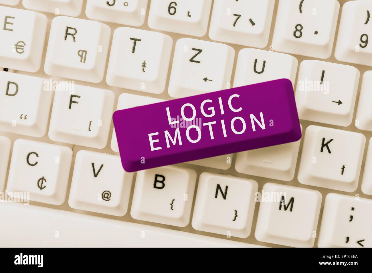 Text sign showing Logic Emotion, Business approach Unpleasant Feelings turned to Self Respect Reasonable Mind Stock Photo