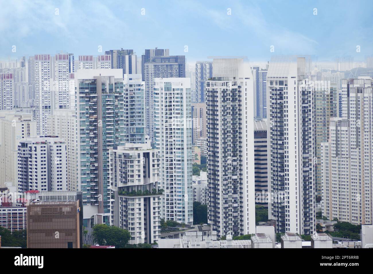 Arial view singapore city buildings hi-res stock photography and images ...