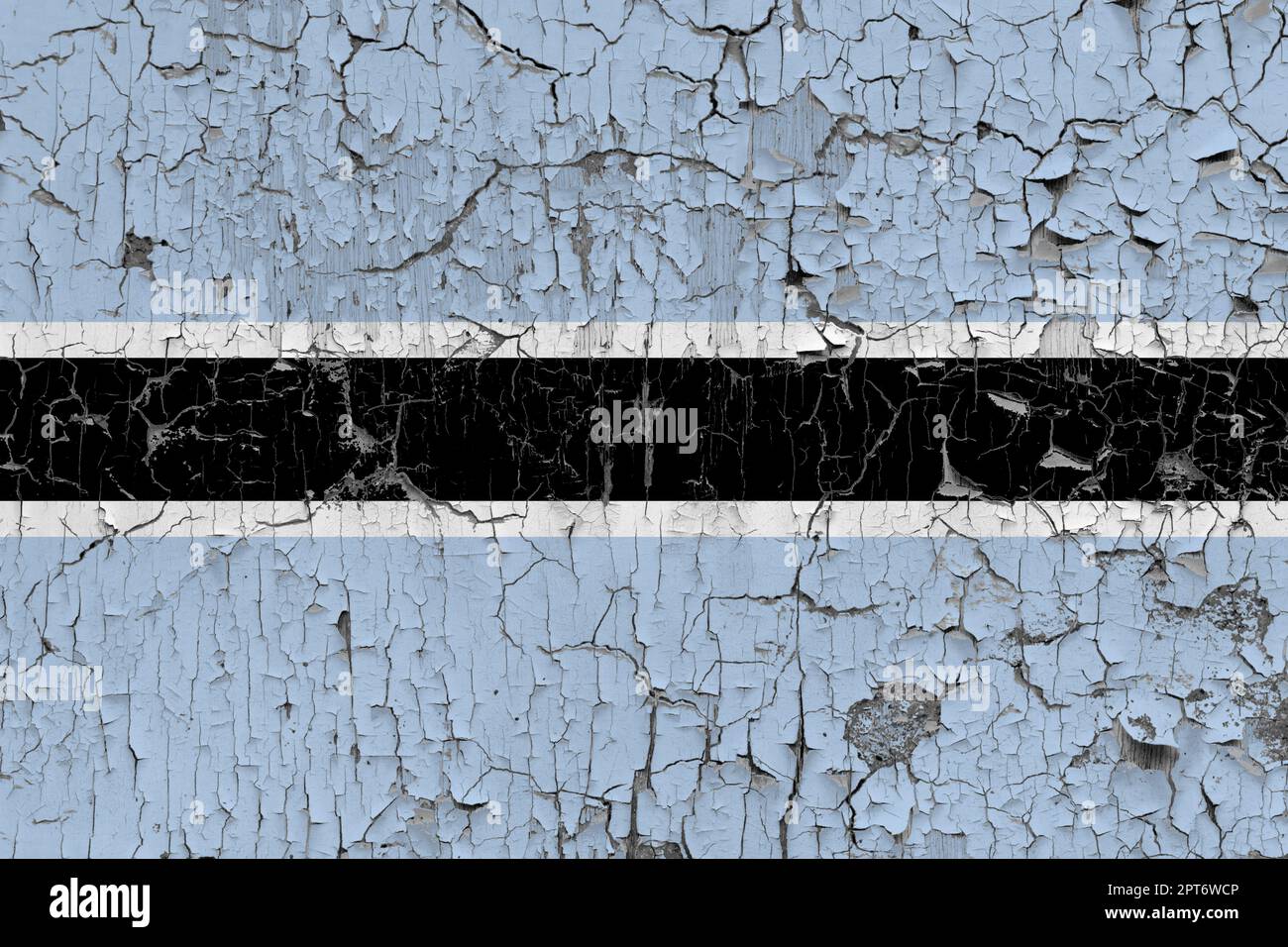 3D Flag of Botswana on an old stone wall background Stock Photo - Alamy